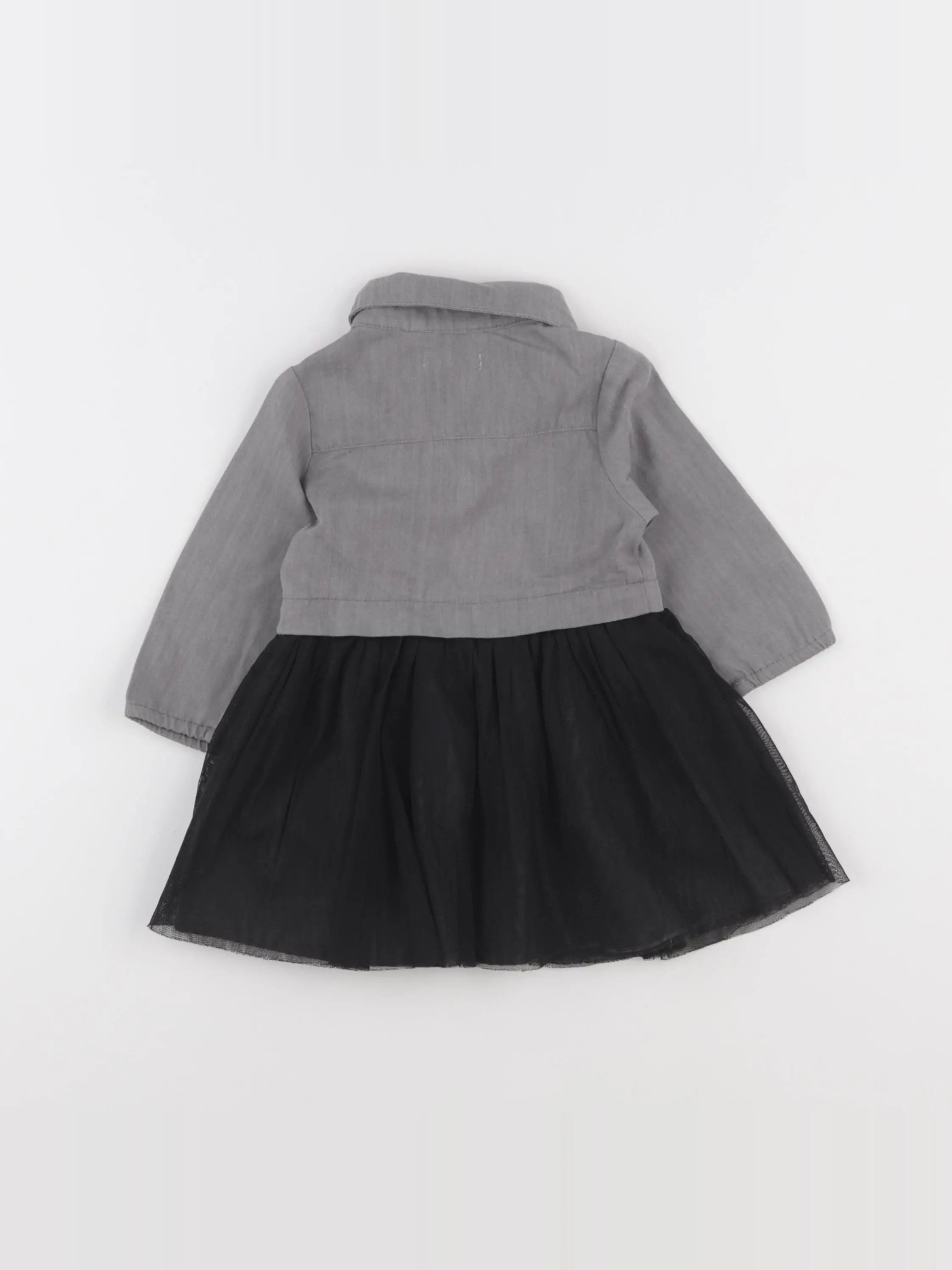 IKKS - robe gris - 6 mois