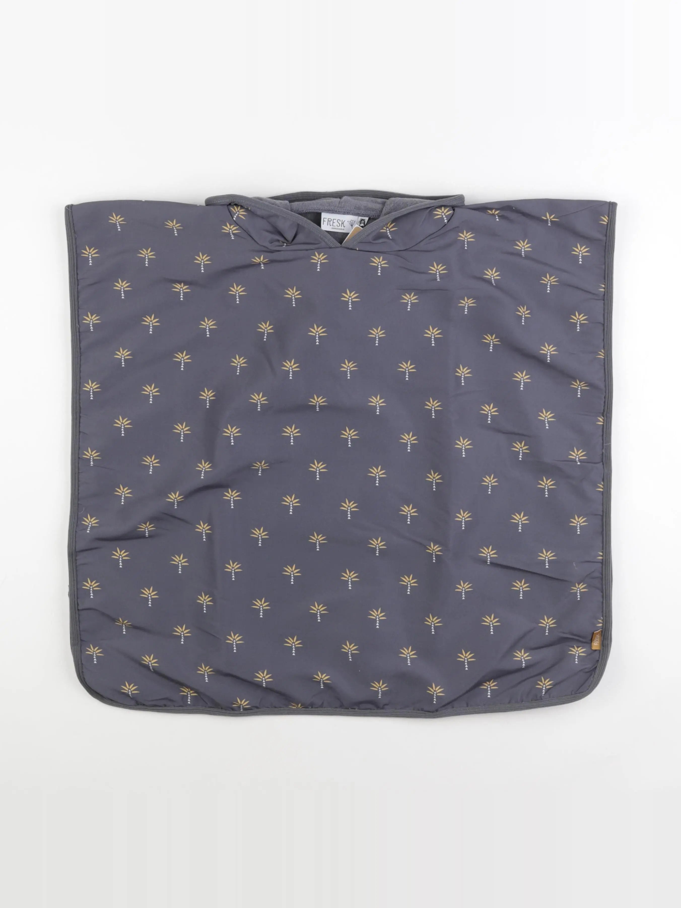 Poncho de bain PALMIER gris