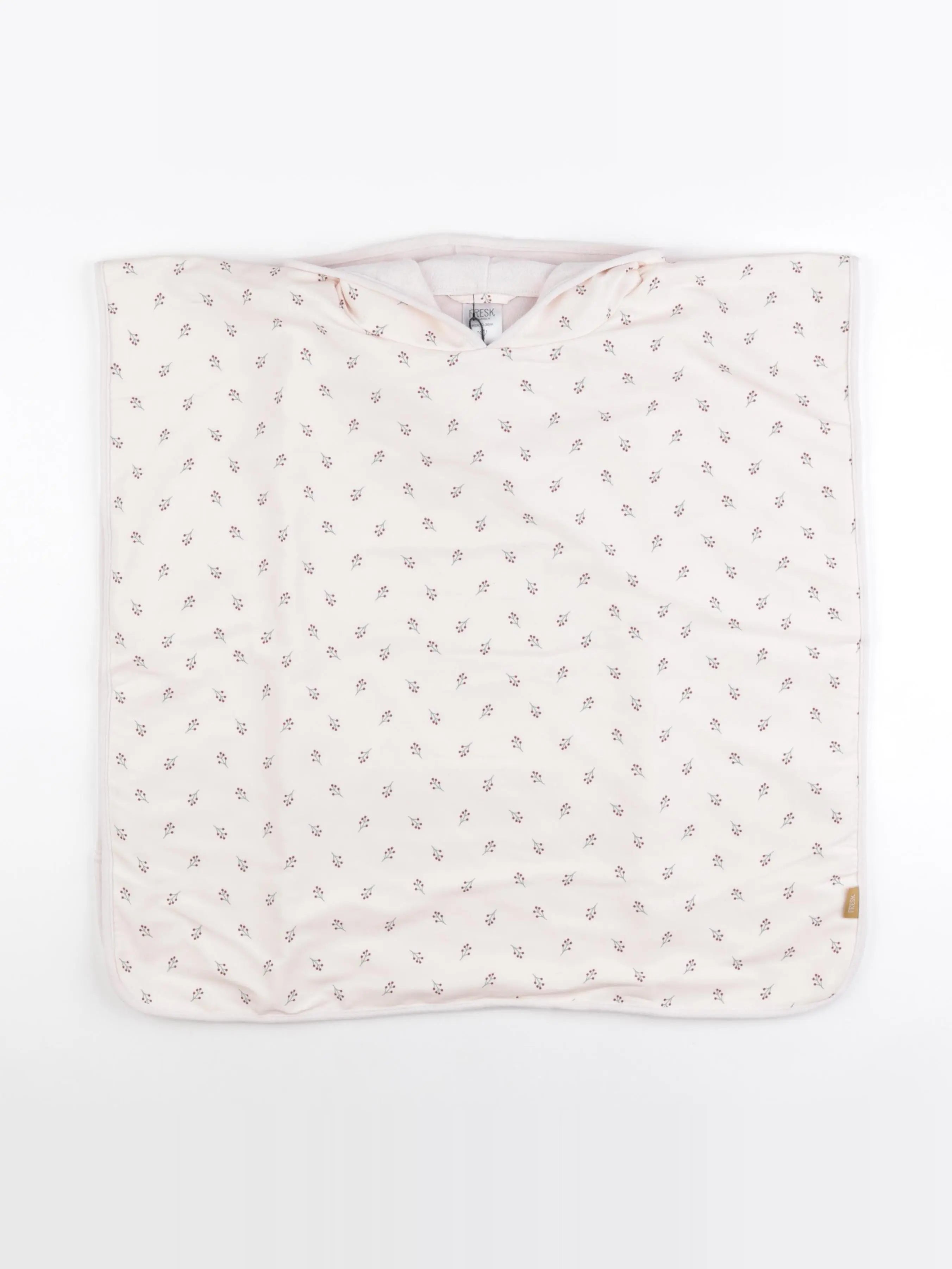 Poncho de bain BAIES rose