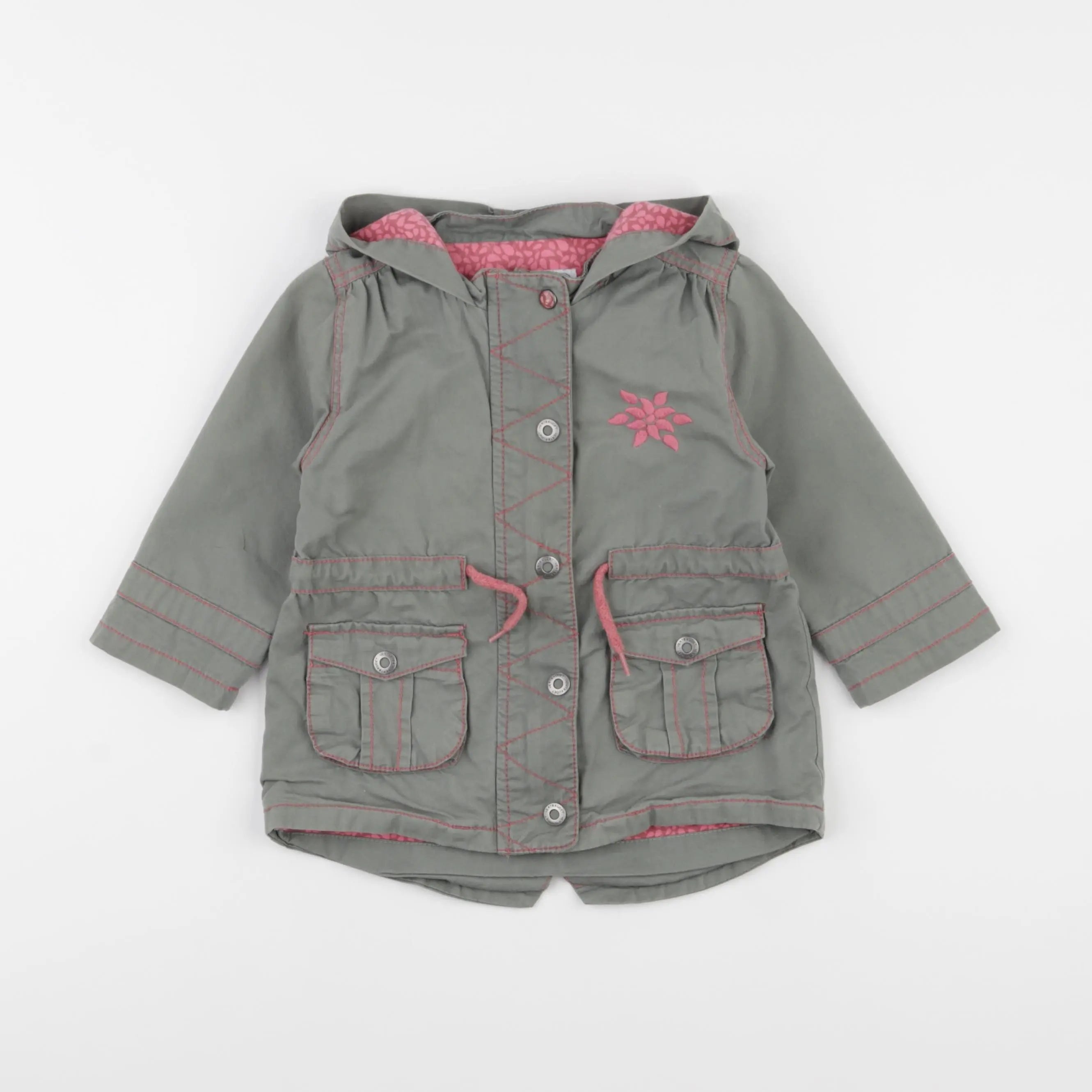 Vertbaudet - veste vert - 18 mois