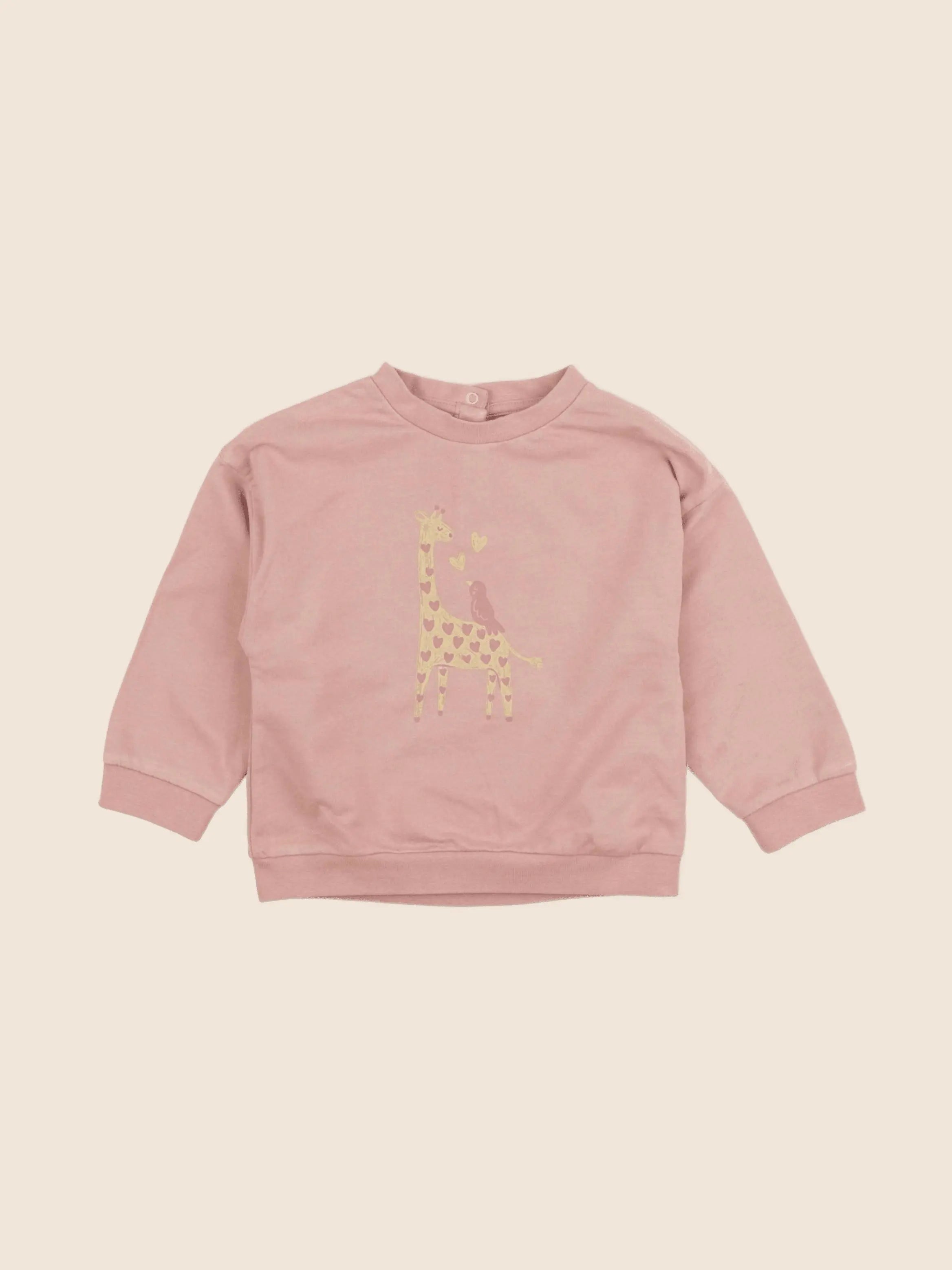 Vertbaudet - sweat rose - 24 mois