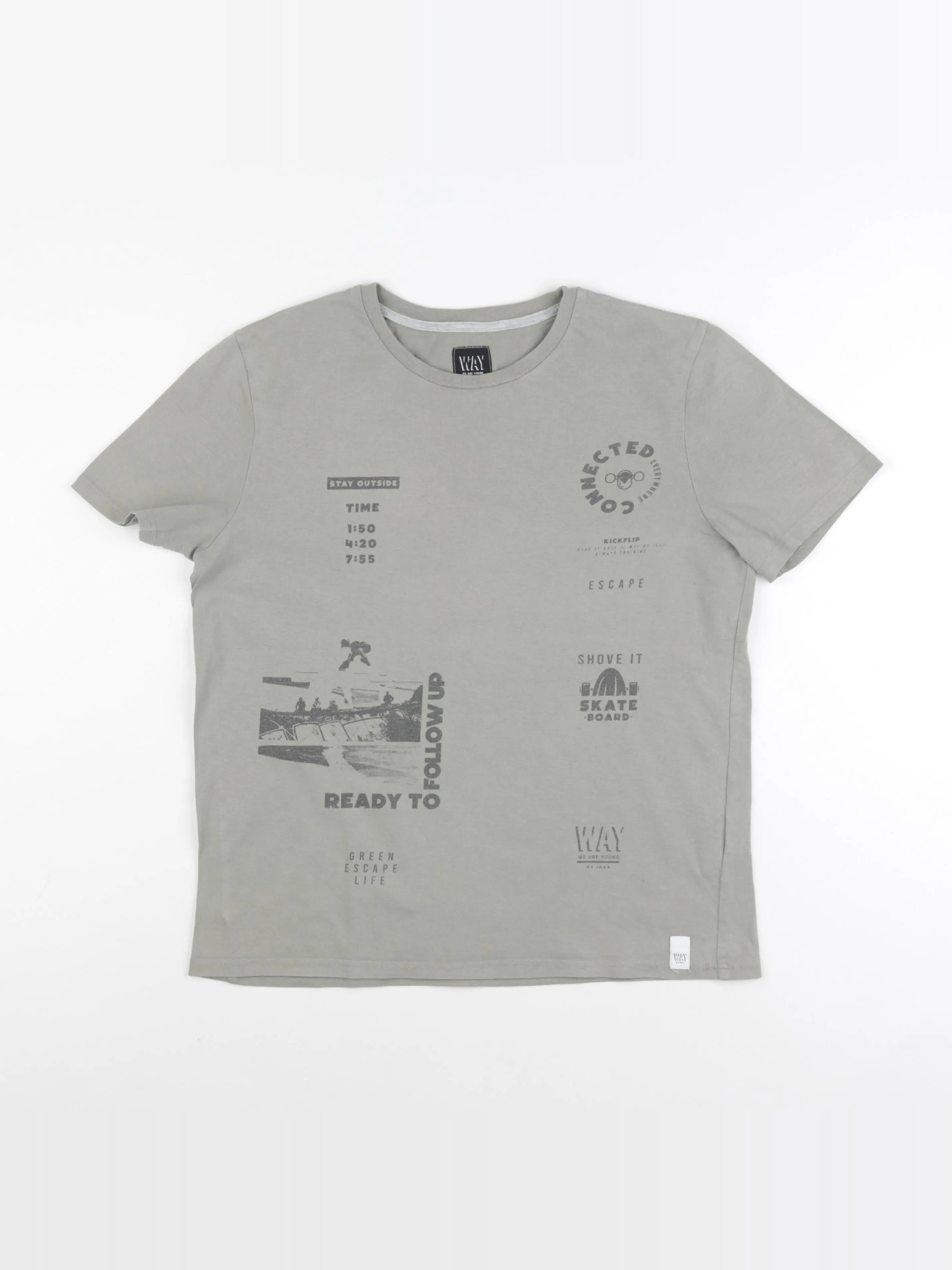 IKKS - tee-shirt vert - 14 ans