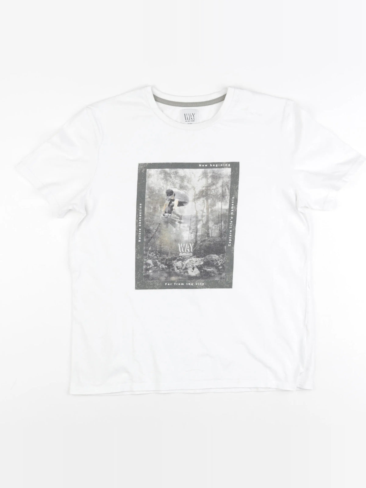 IKKS - tee-shirt blanc - 14 ans