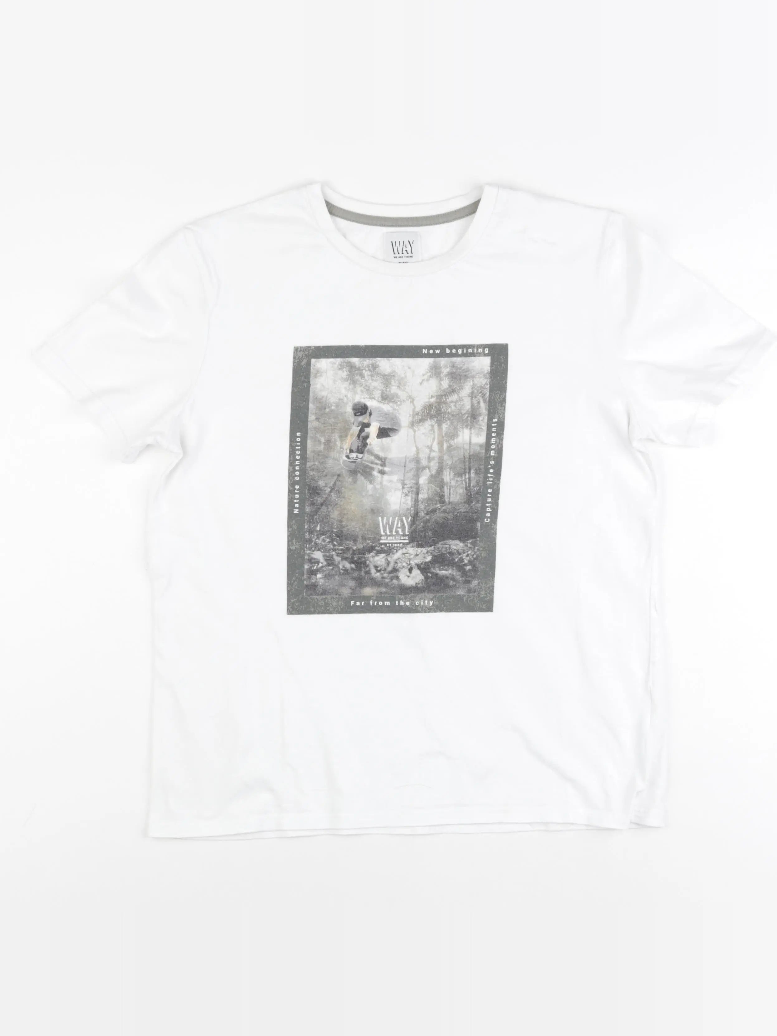 IKKS - tee-shirt blanc - 14 ans