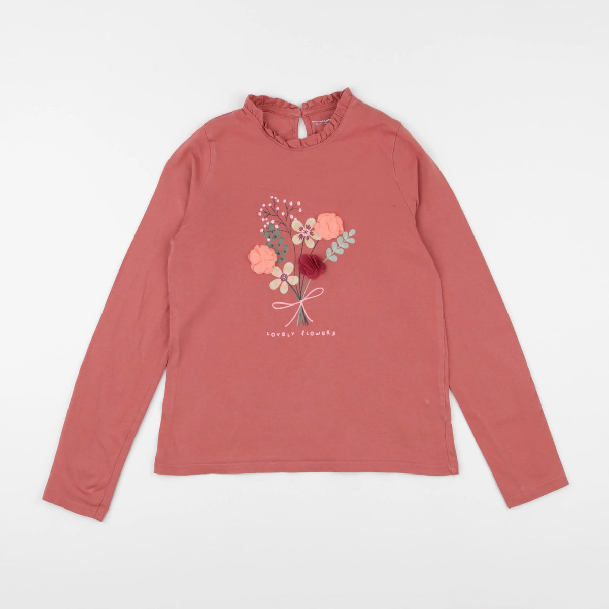 Vertbaudet - tee-shirt rose - 10 ans