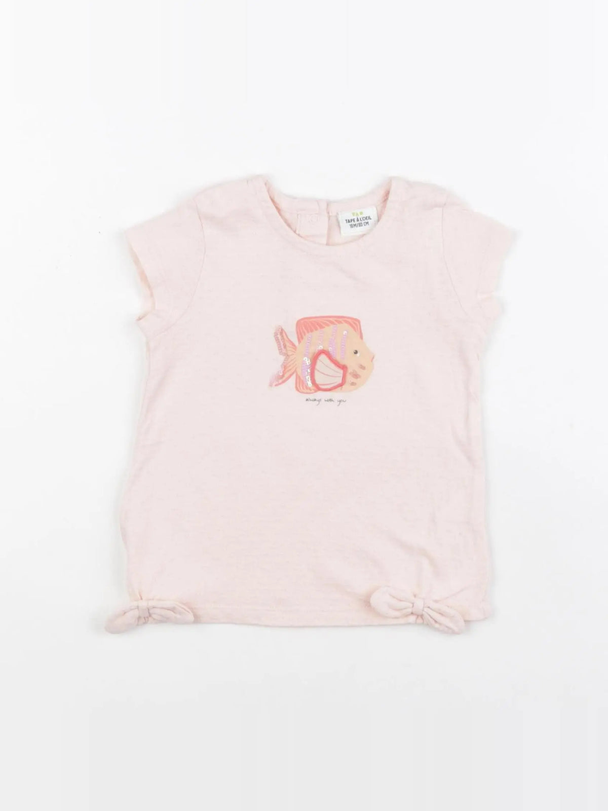 Tape à l'oeil - tee-shirt rose - 18 mois