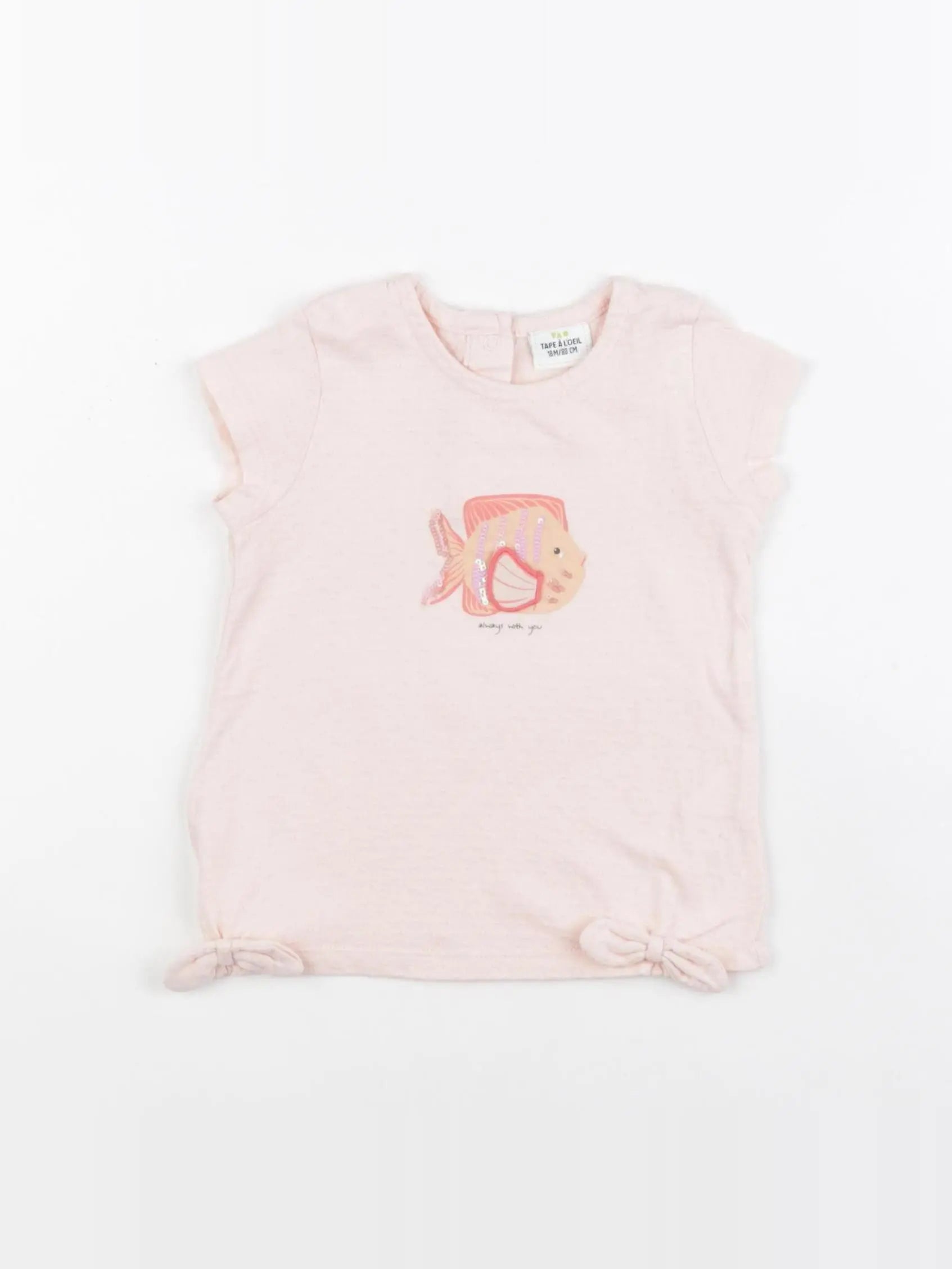 Tape à l'oeil - tee-shirt rose - 18 mois