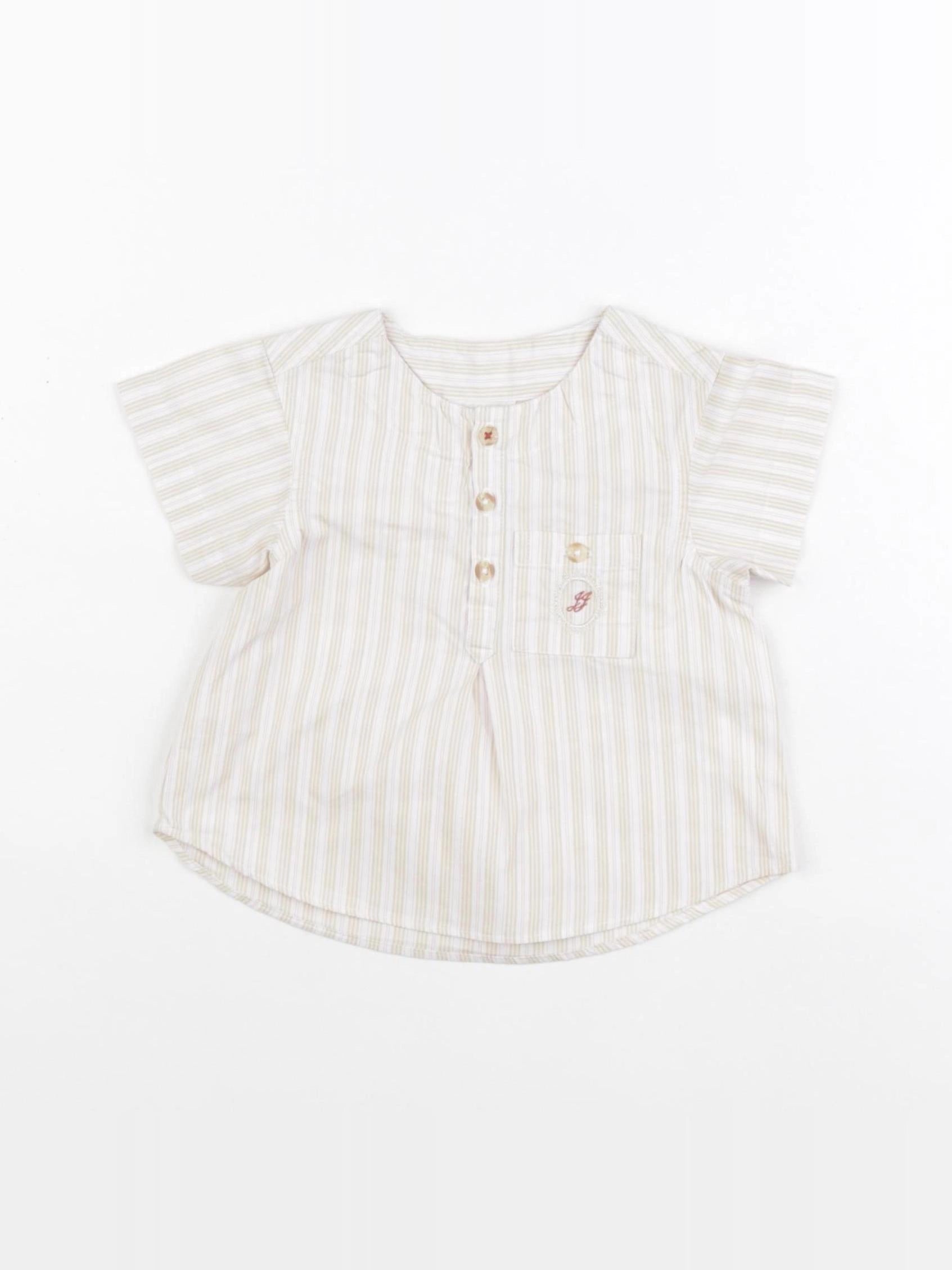 Jacadi - blouse beige - 12 mois