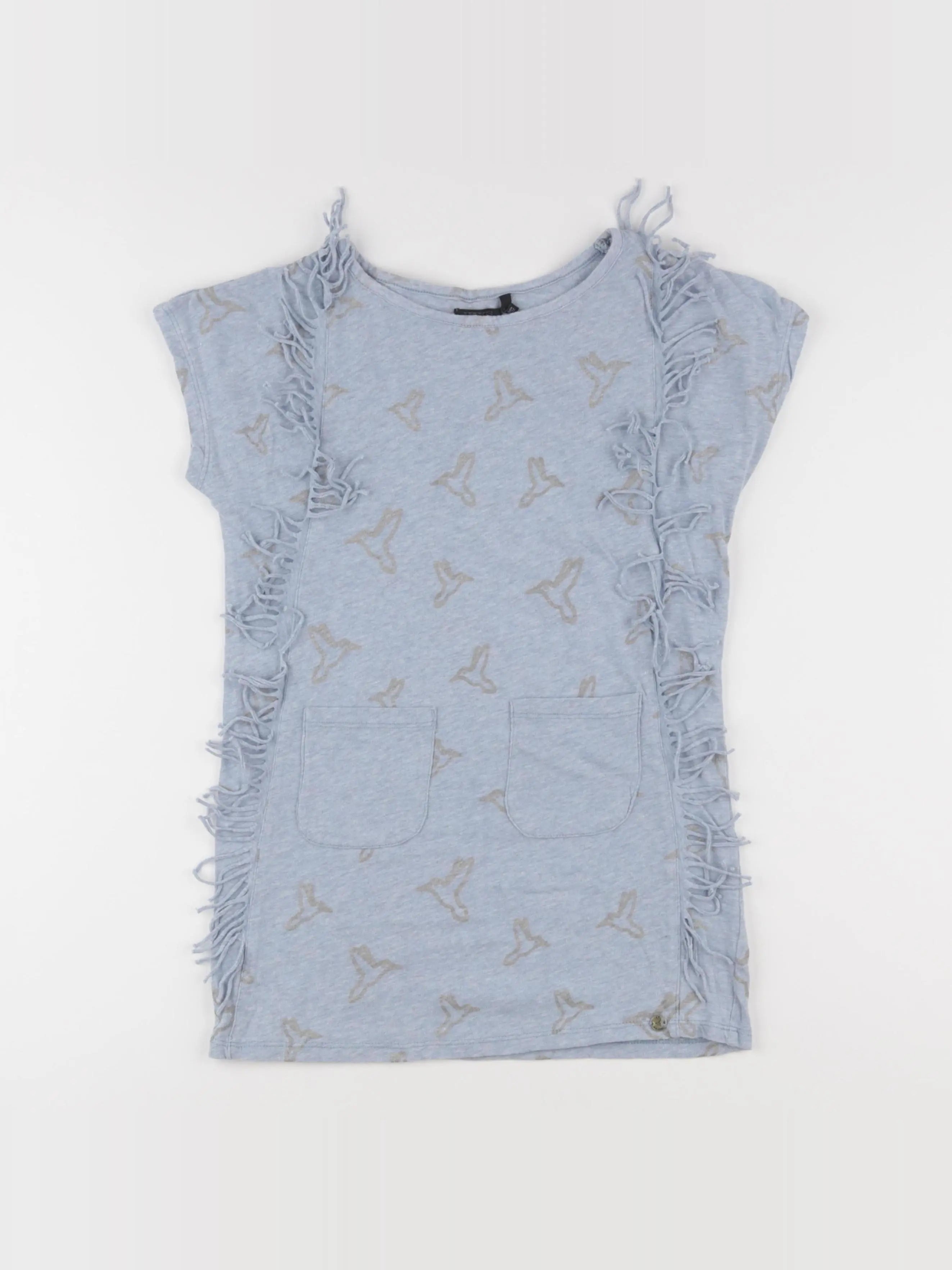 IKKS - tee-shirt bleu - 8 ans