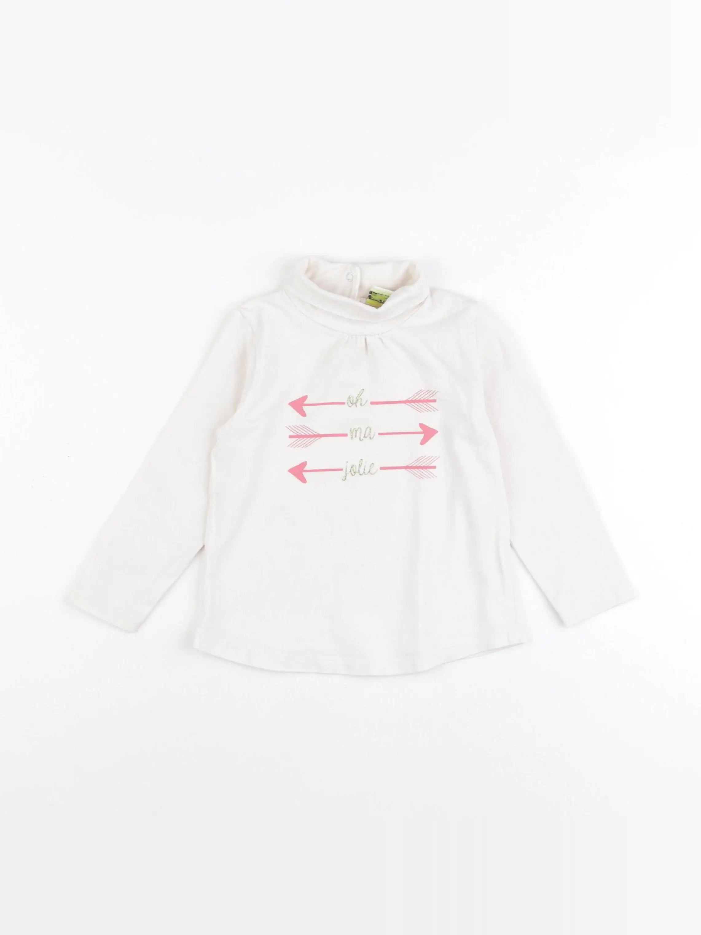 Tape à l'oeil - tee-shirt blanc - 24 mois