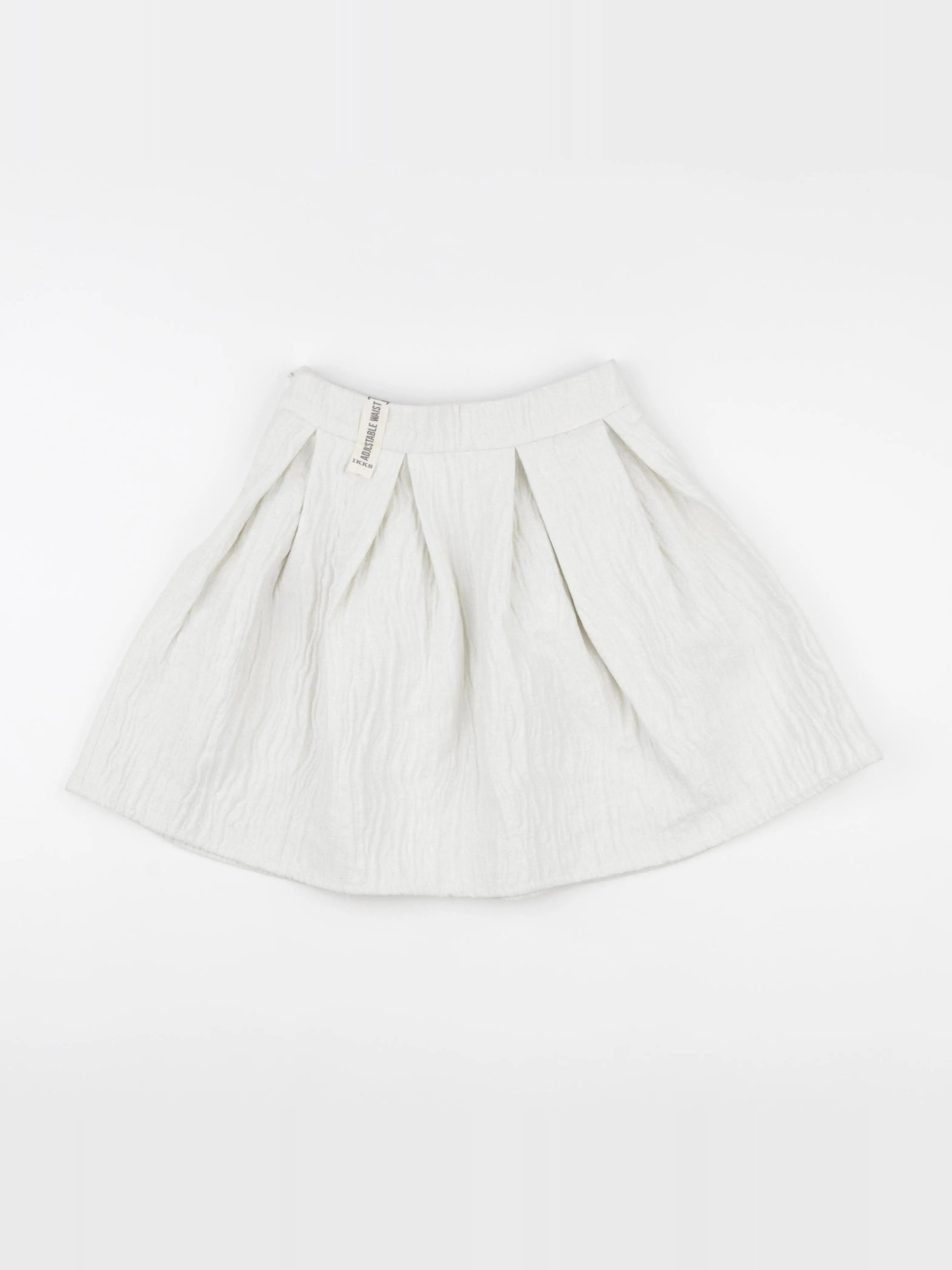 IKKS - jupe beige, argent - 8 ans