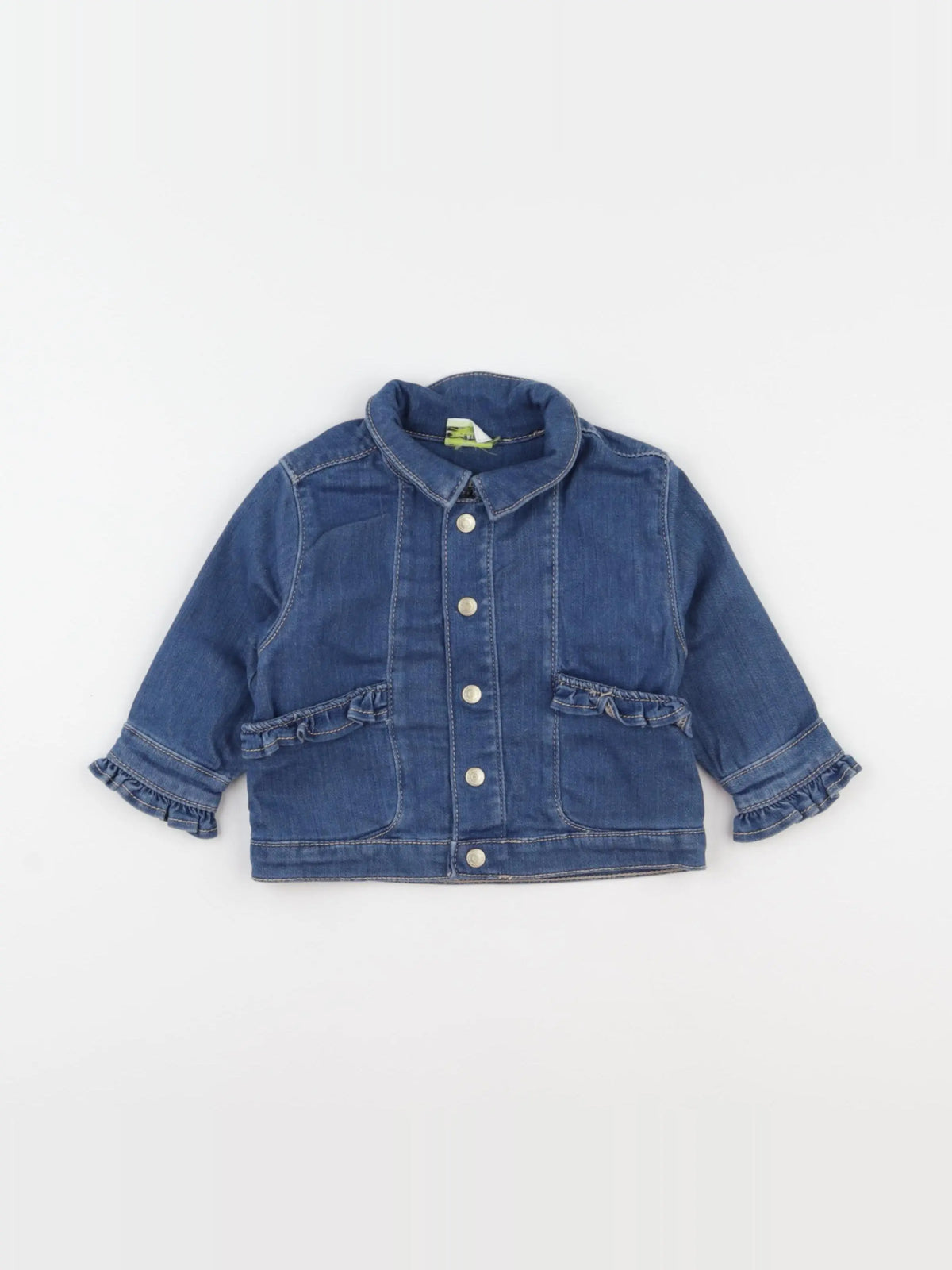 Tape à l'oeil - veste imprimé au dos bleu - 12 mois
