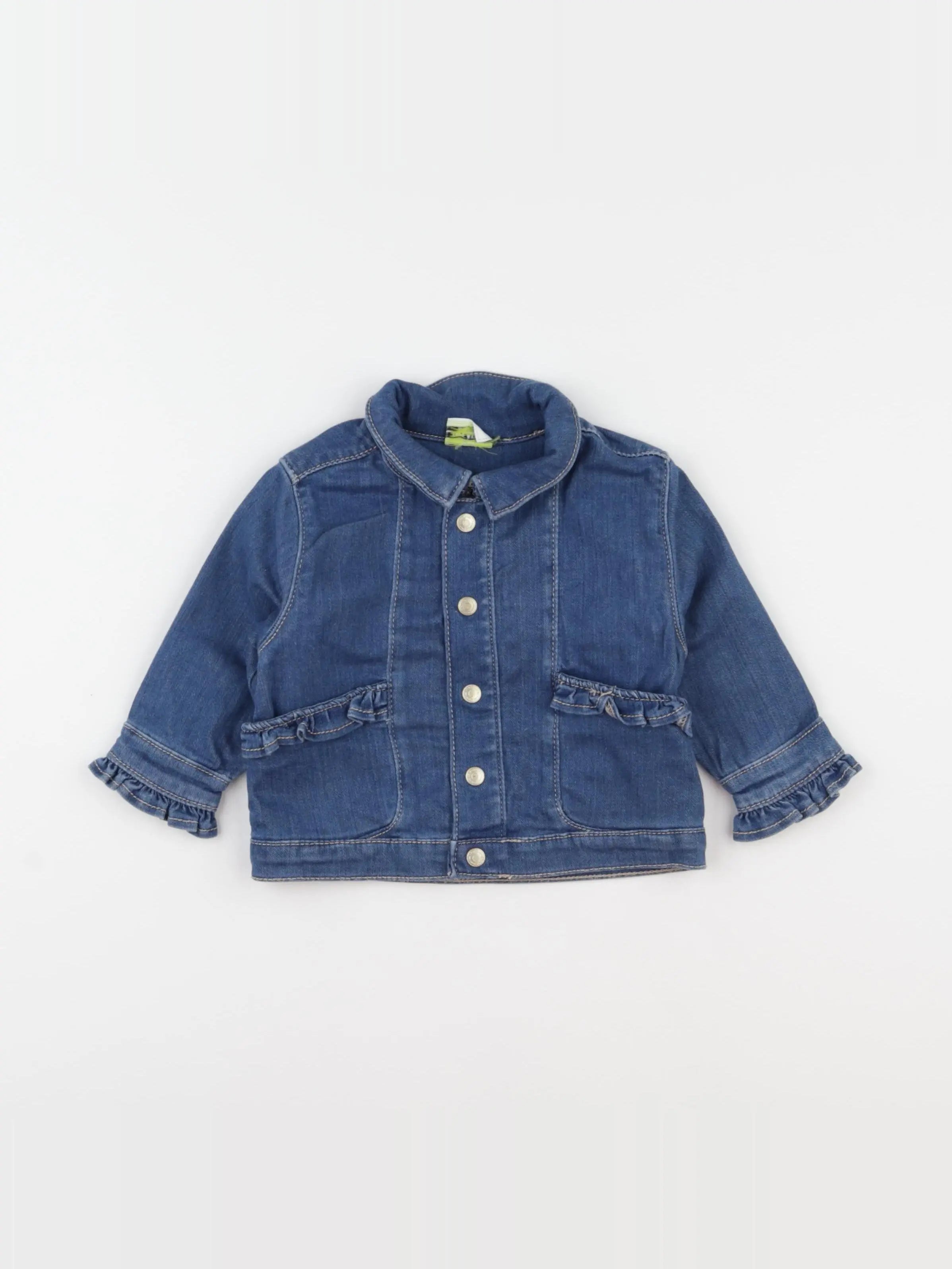 Tape à l'oeil - veste imprimé au dos bleu - 12 mois
