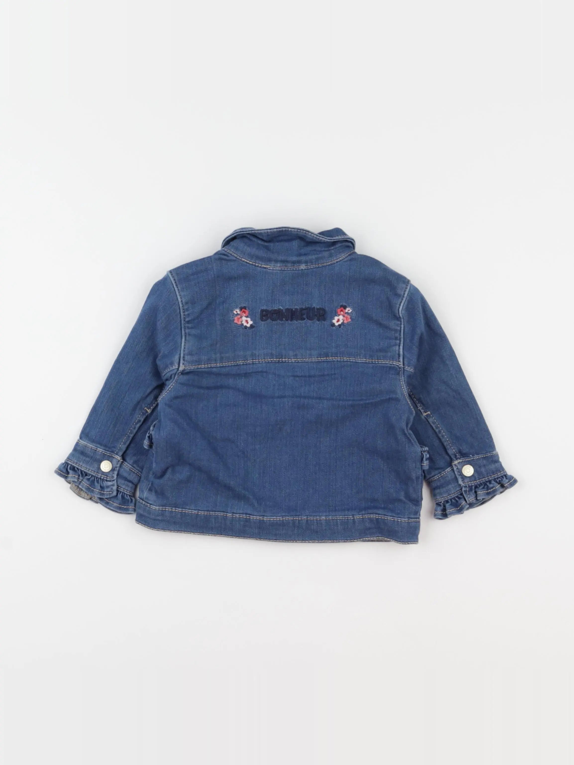 Tape à l'oeil - veste imprimé au dos bleu - 12 mois
