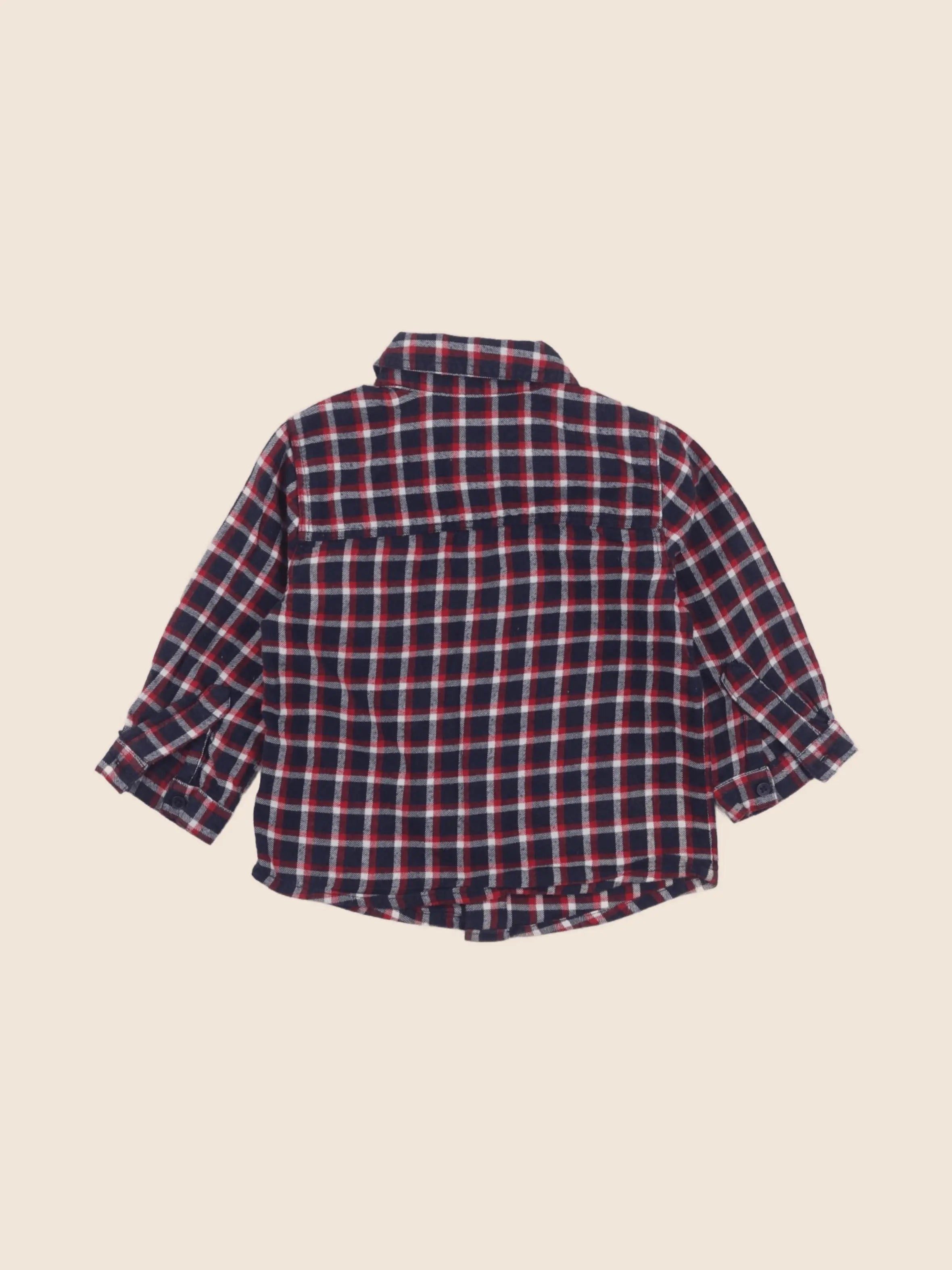 Boutchou - chemise multicolore - 12 mois