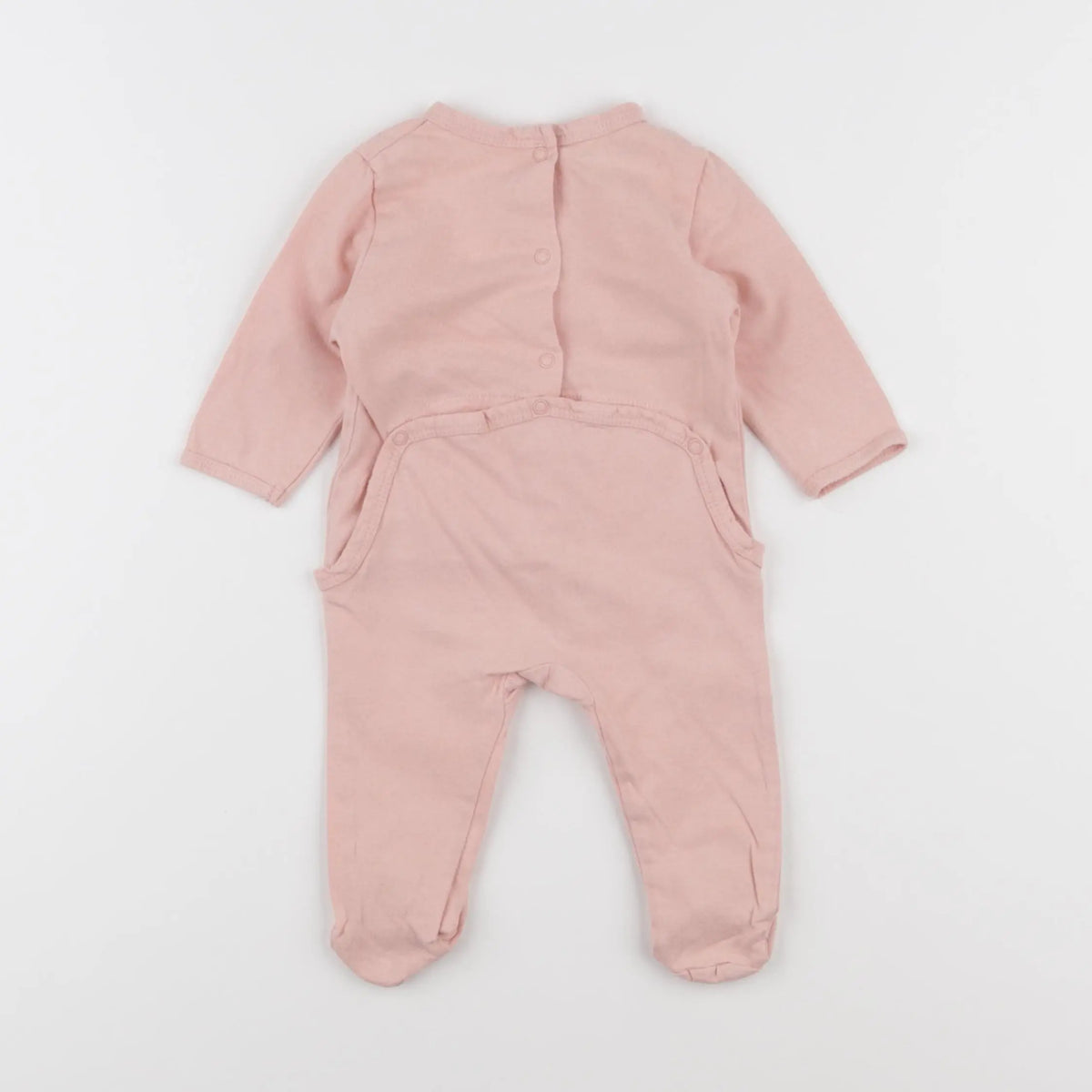 Vertbaudet - pyjama coton rose - 3 mois