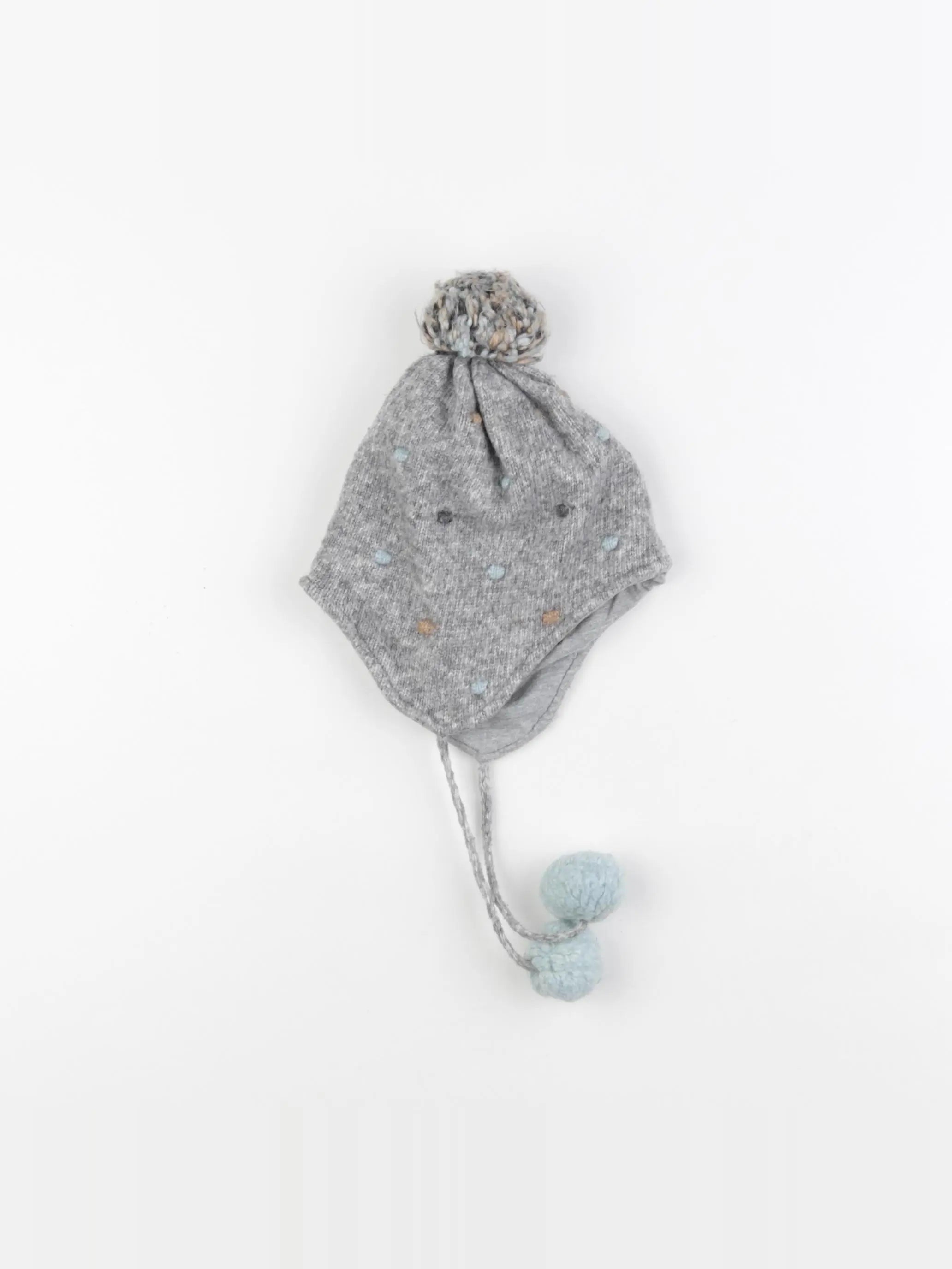 Vertbaudet - bonnet gris - 12/14 ans