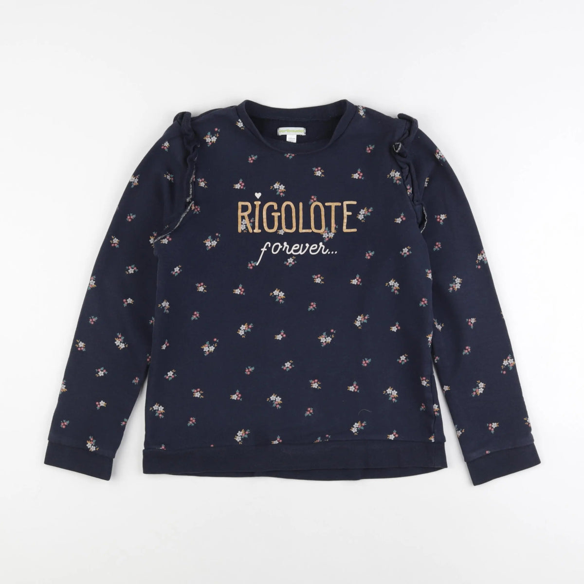 Vertbaudet - sweat bleu - 12 ans