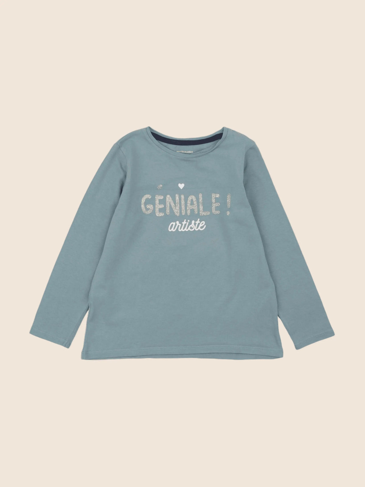 Vertbaudet - tee-shirt vert - 6 ans