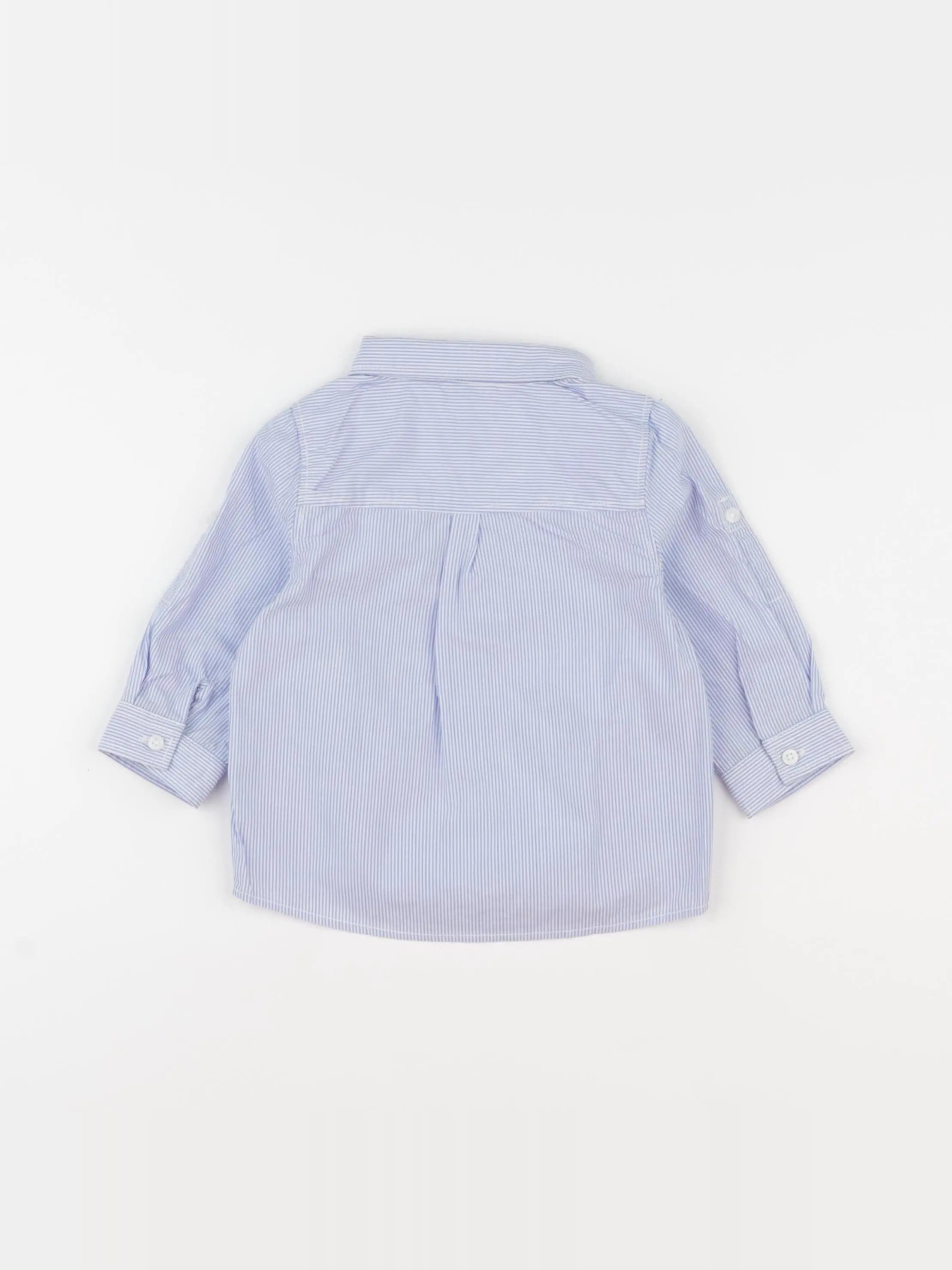 Tape à l'oeil - chemise bleu - 9 mois
