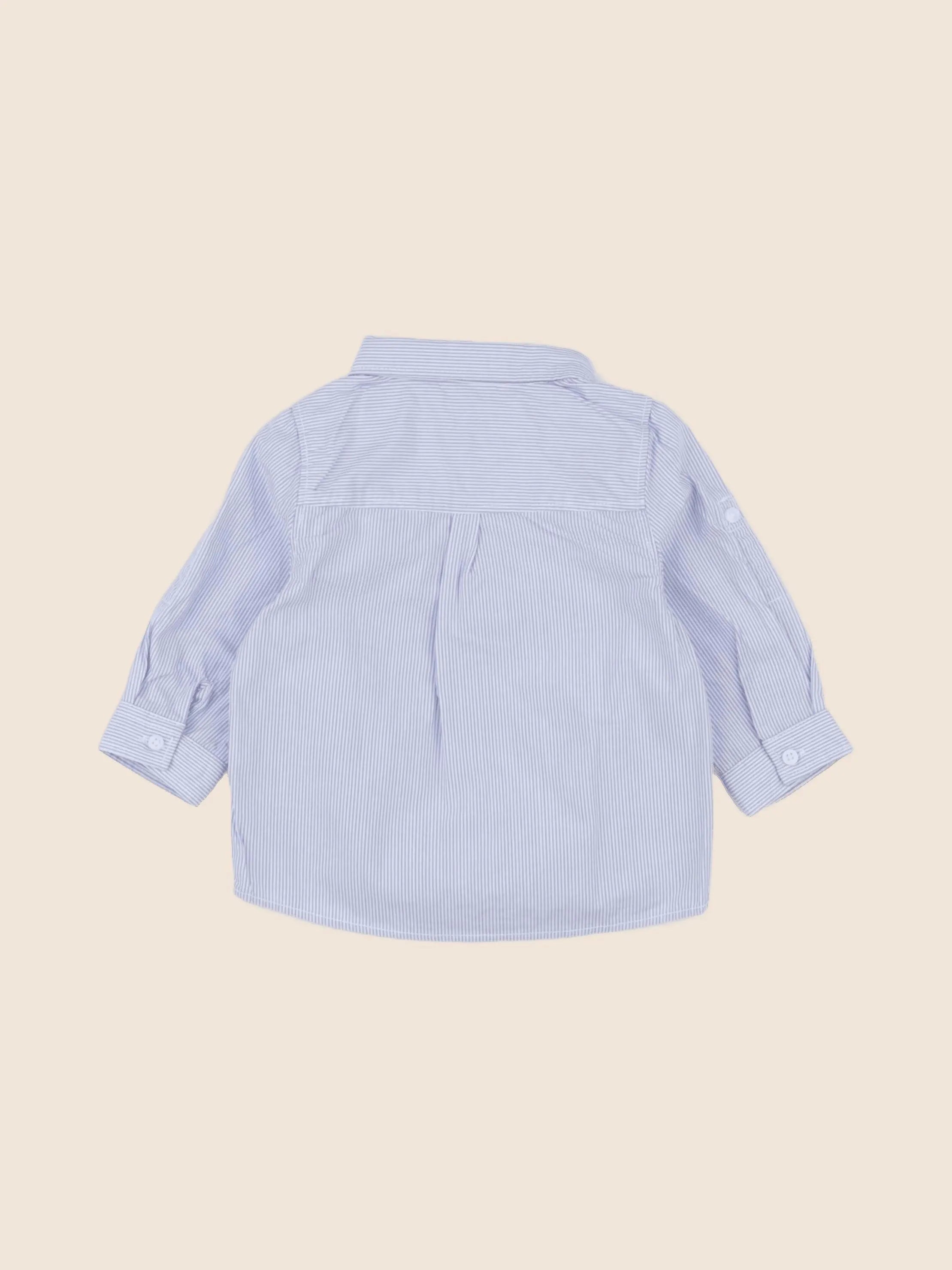 Tape à l'oeil - chemise bleu - 9 mois