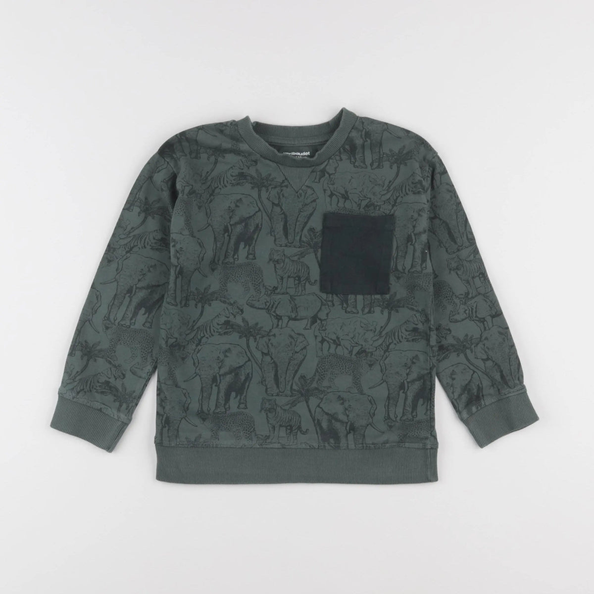 Vertbaudet - tee-shirt vert - 5 ans