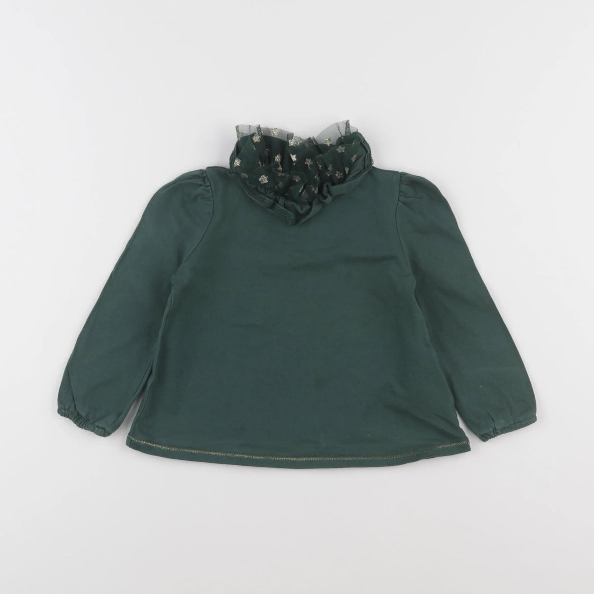 Vertbaudet - tee-shirt vert - 2 ans