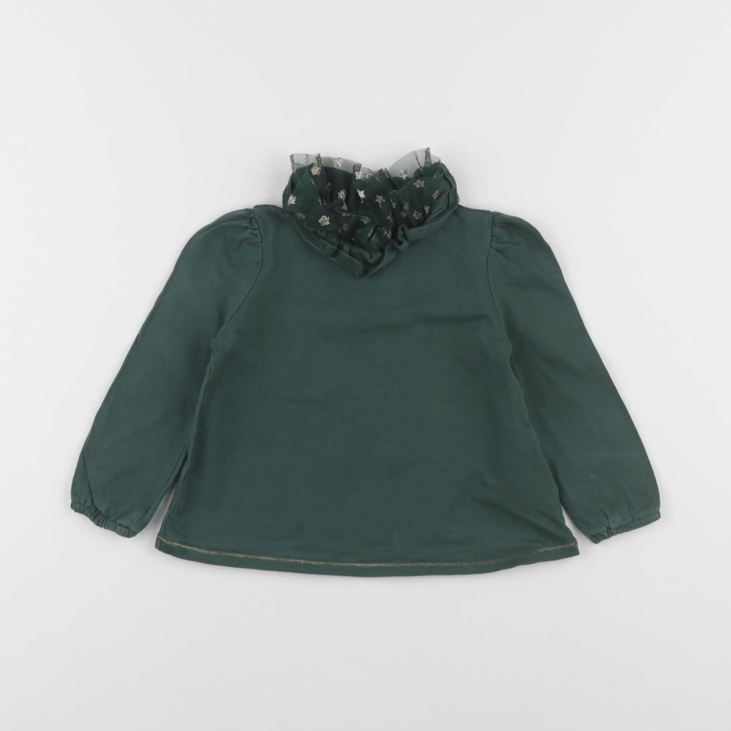 Vertbaudet - tee-shirt vert - 2 ans