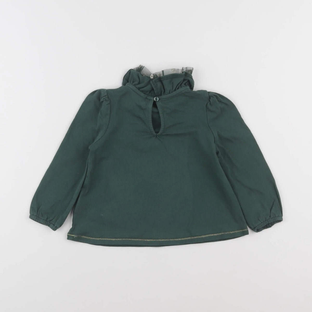 Vertbaudet - tee-shirt vert - 2 ans