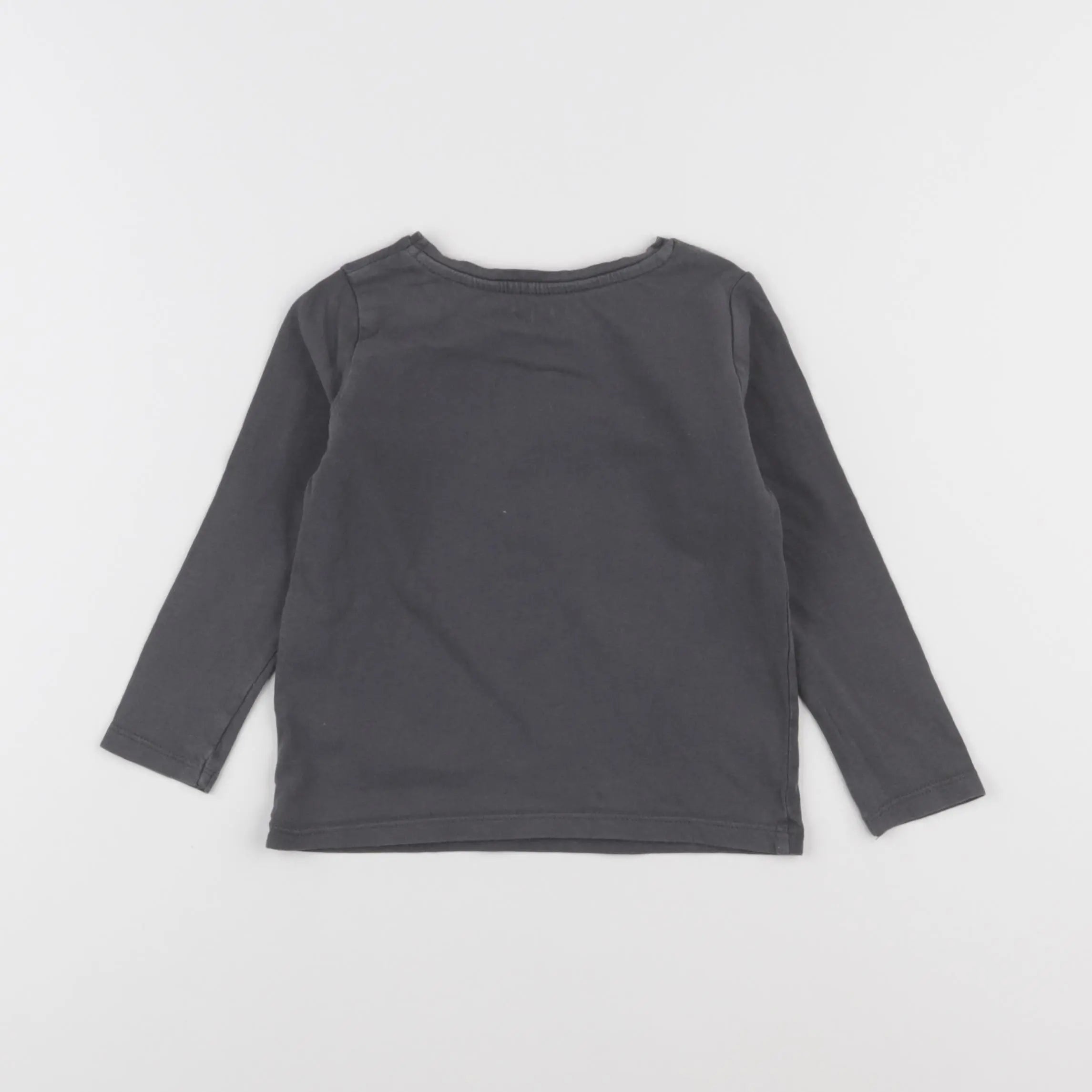 Vertbaudet - tee-shirt gris - 2 ans