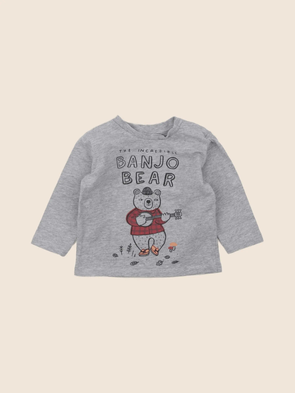 Boutchou - tee-shirt gris - 6 mois
