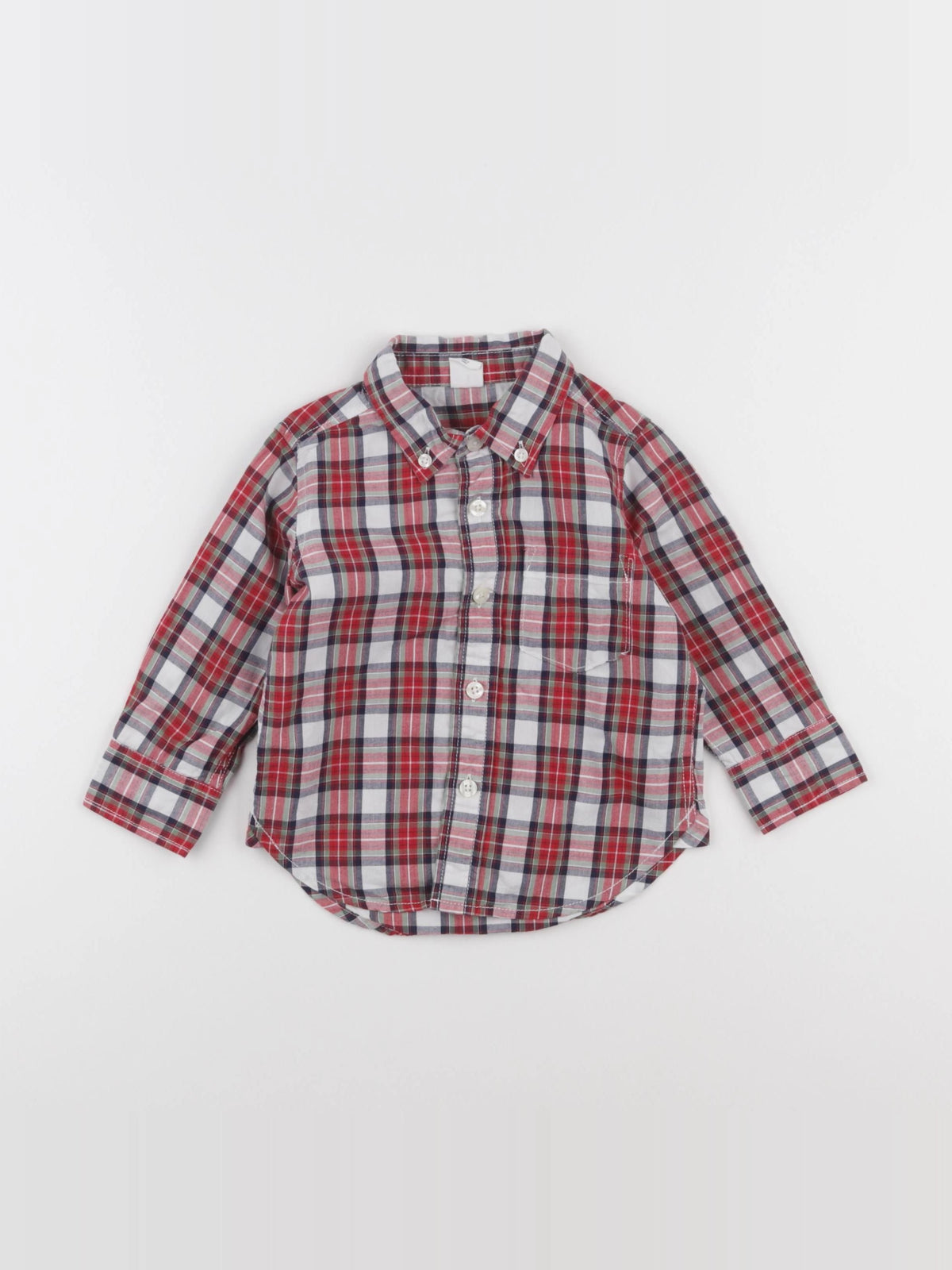 GAP - chemise rouge - 12/18 mois