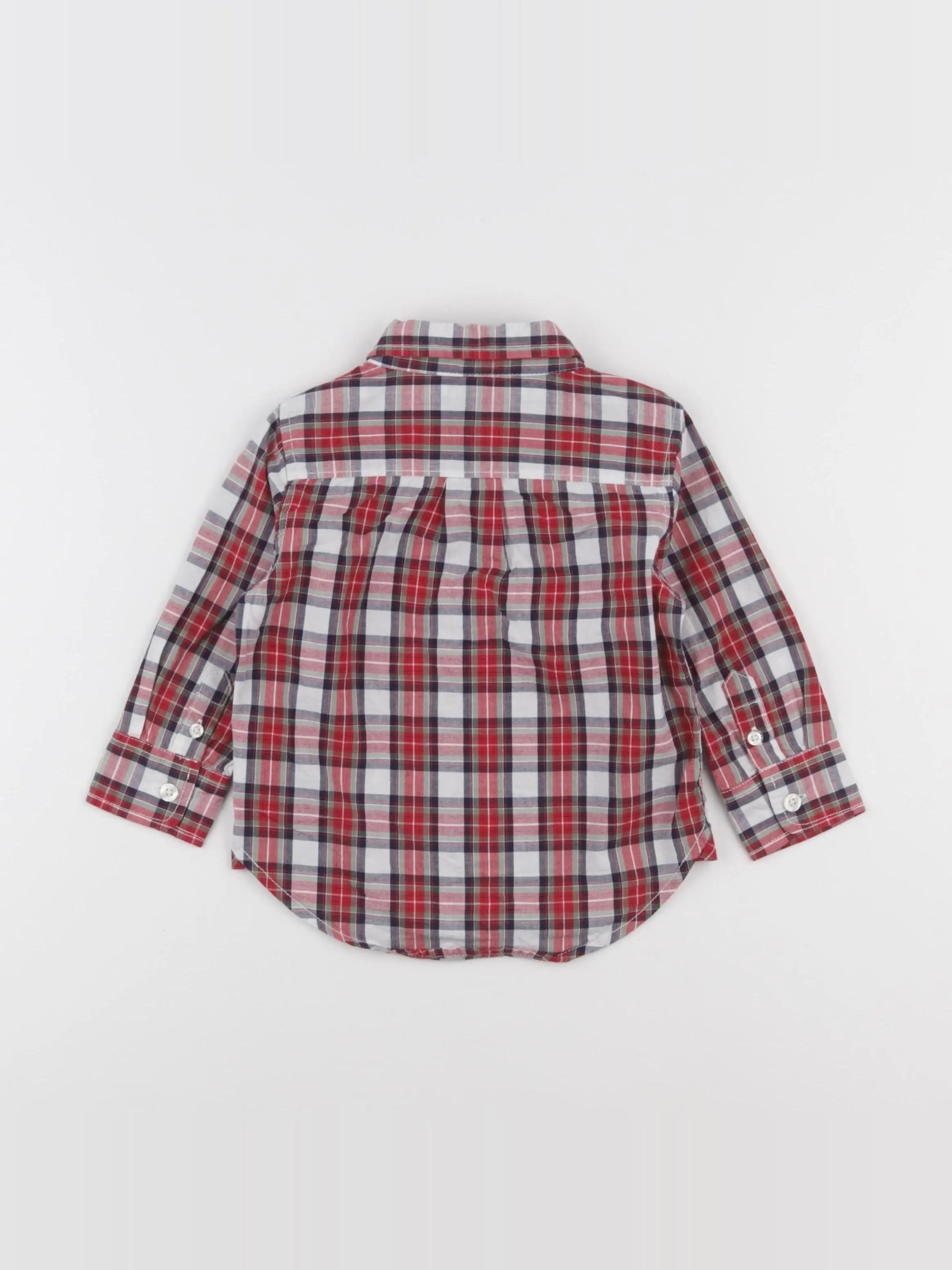 GAP - chemise rouge - 12/18 mois