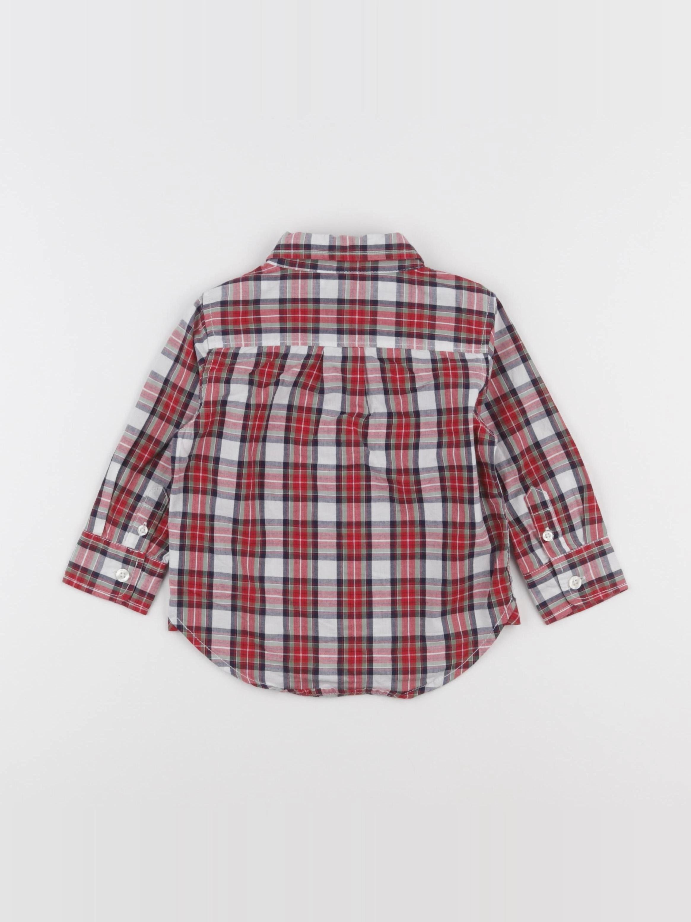 GAP - chemise rouge - 12/18 mois