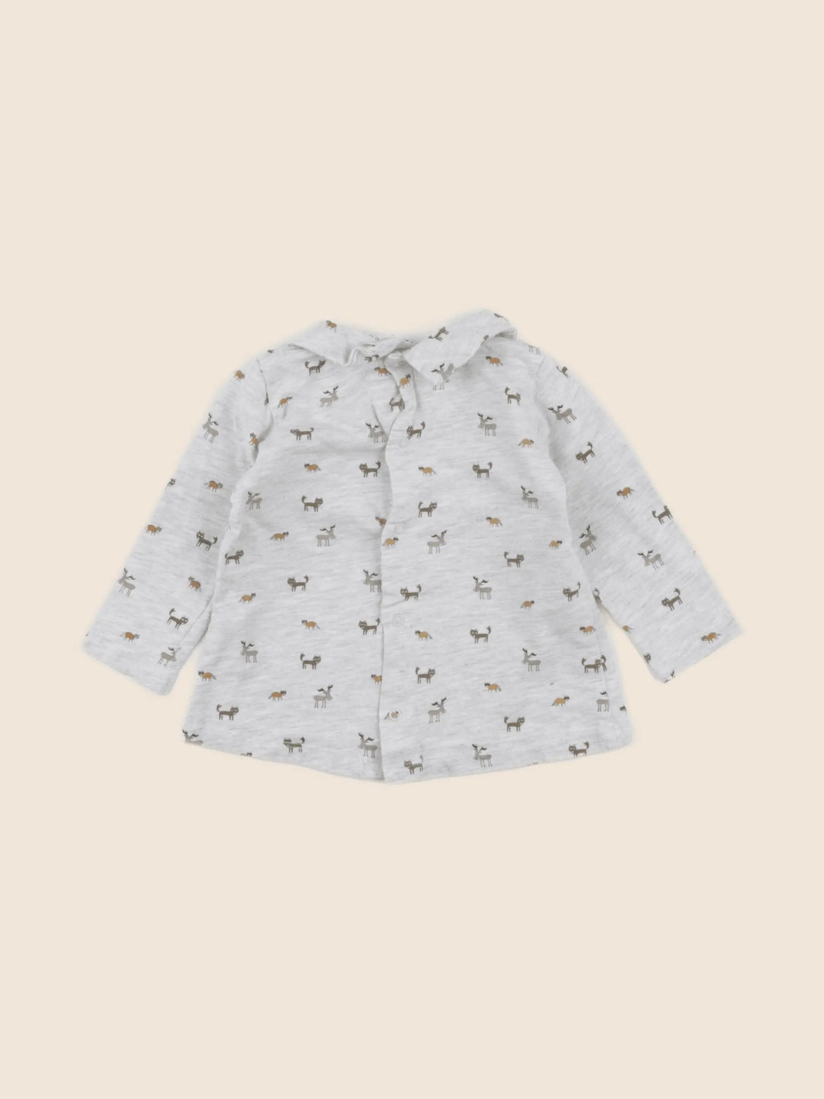 Boutchou - tee-shirt gris - 12 mois