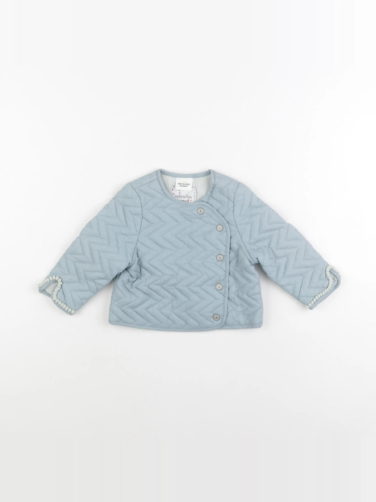 Tape à l'oeil - gilet bleu - 6 mois