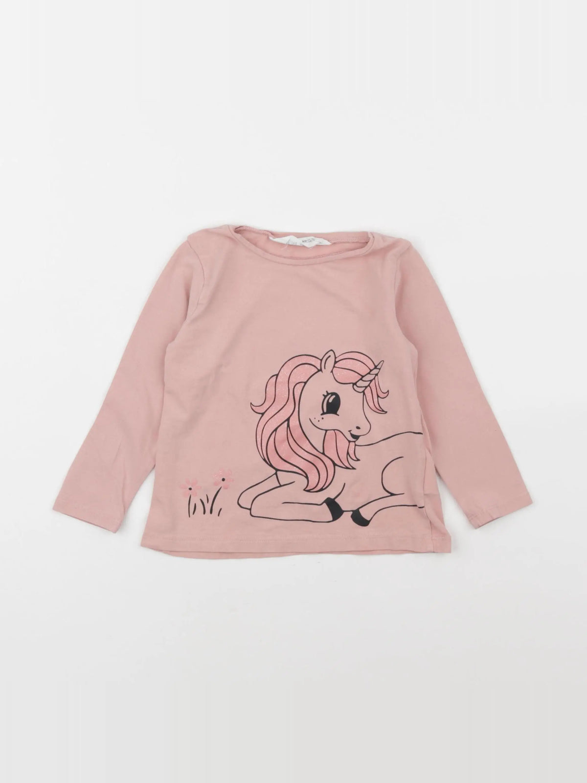 H&M - tee-shirt rose - 18/24 mois