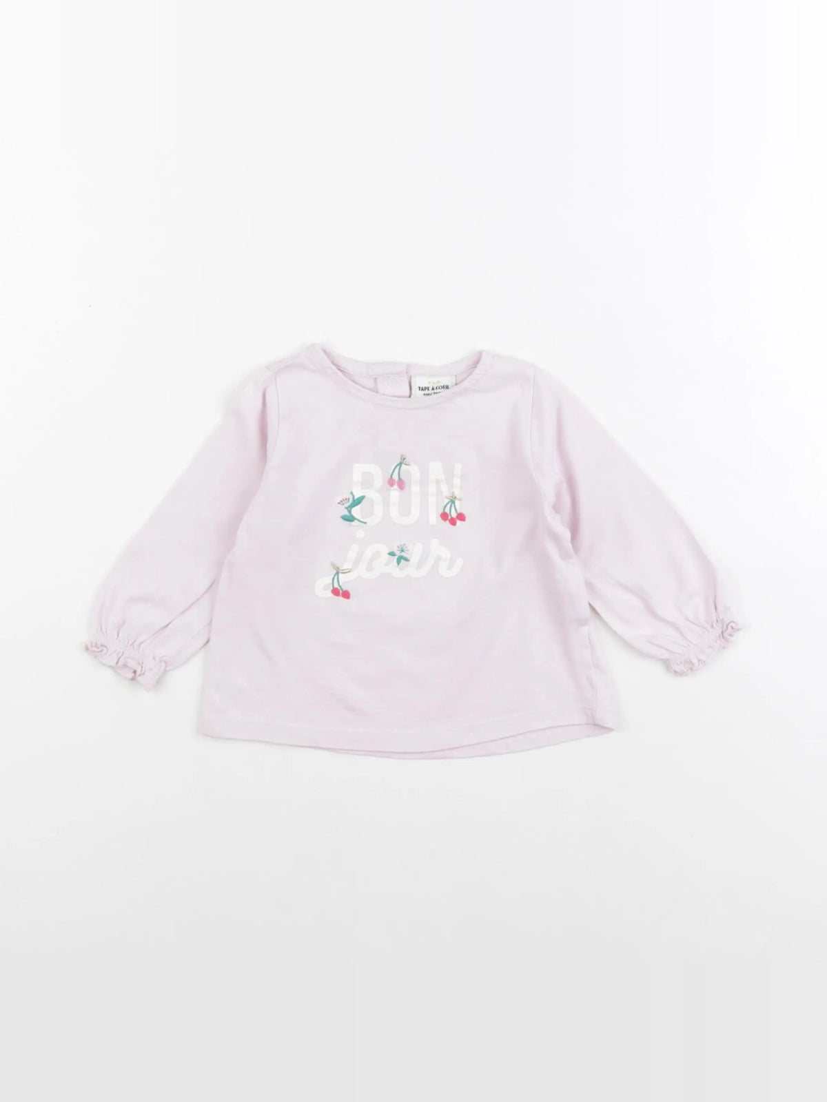 Tape à l'oeil - tee-shirt rose - 9 mois
