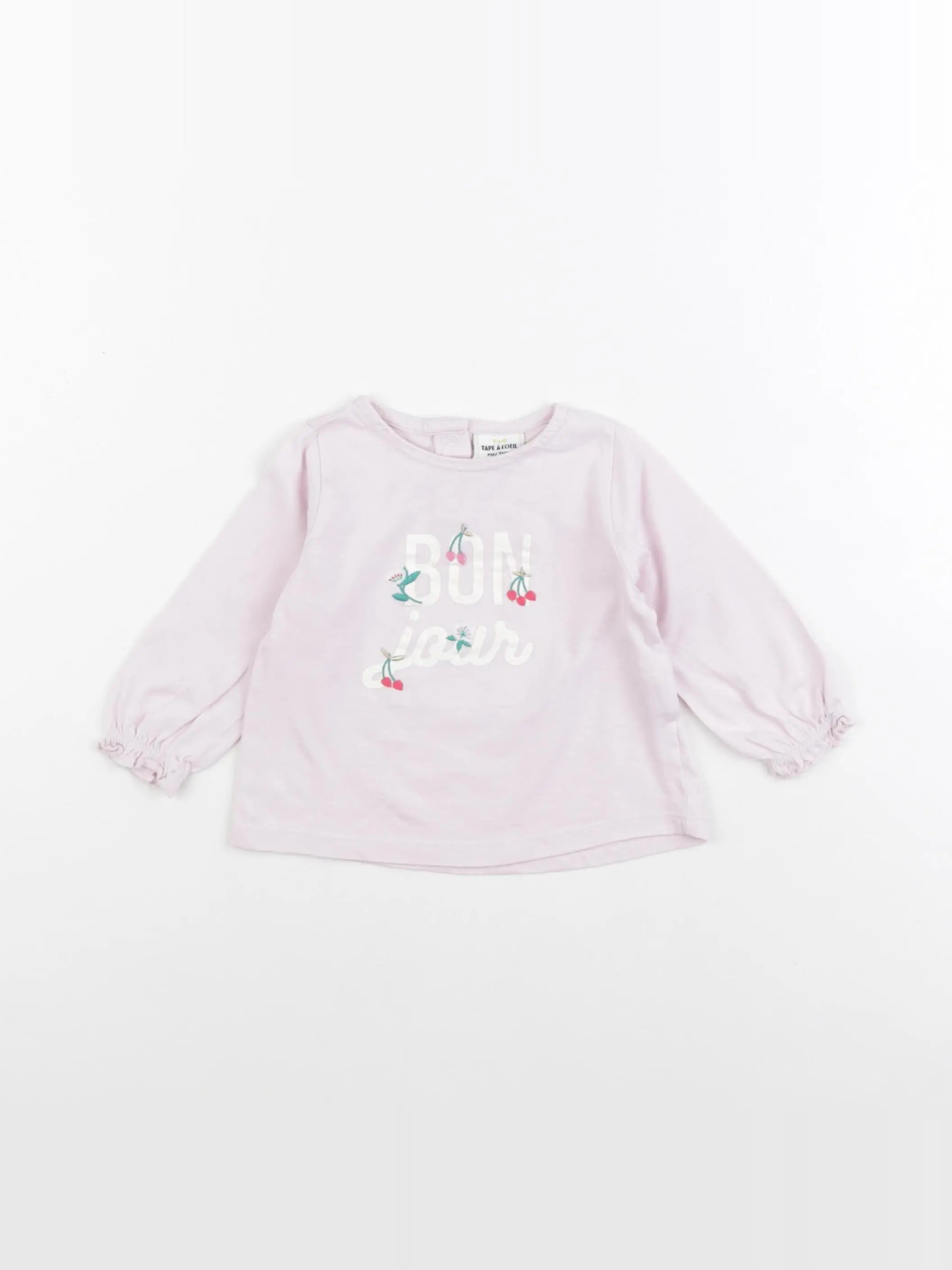 Tape à l'oeil - tee-shirt rose - 9 mois