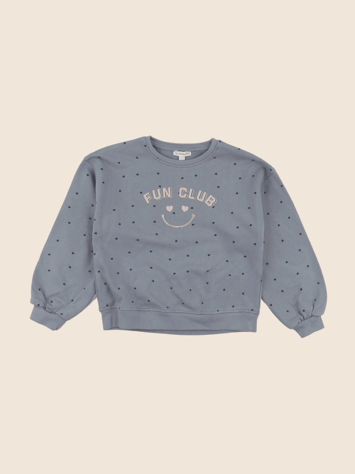 Vertbaudet - sweat bleu - 8 ans