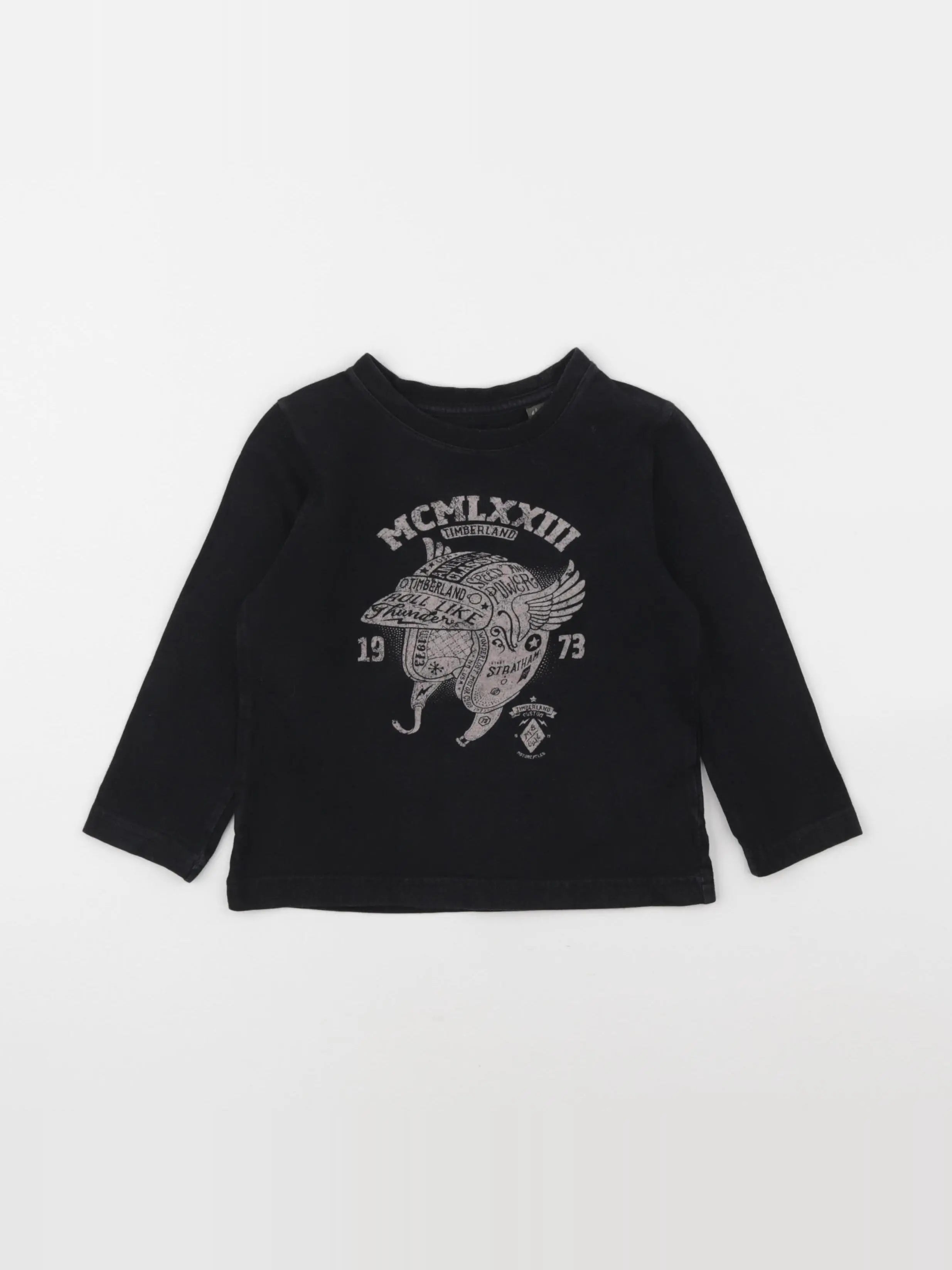 Timberland - tee-shirt noir - 4 ans