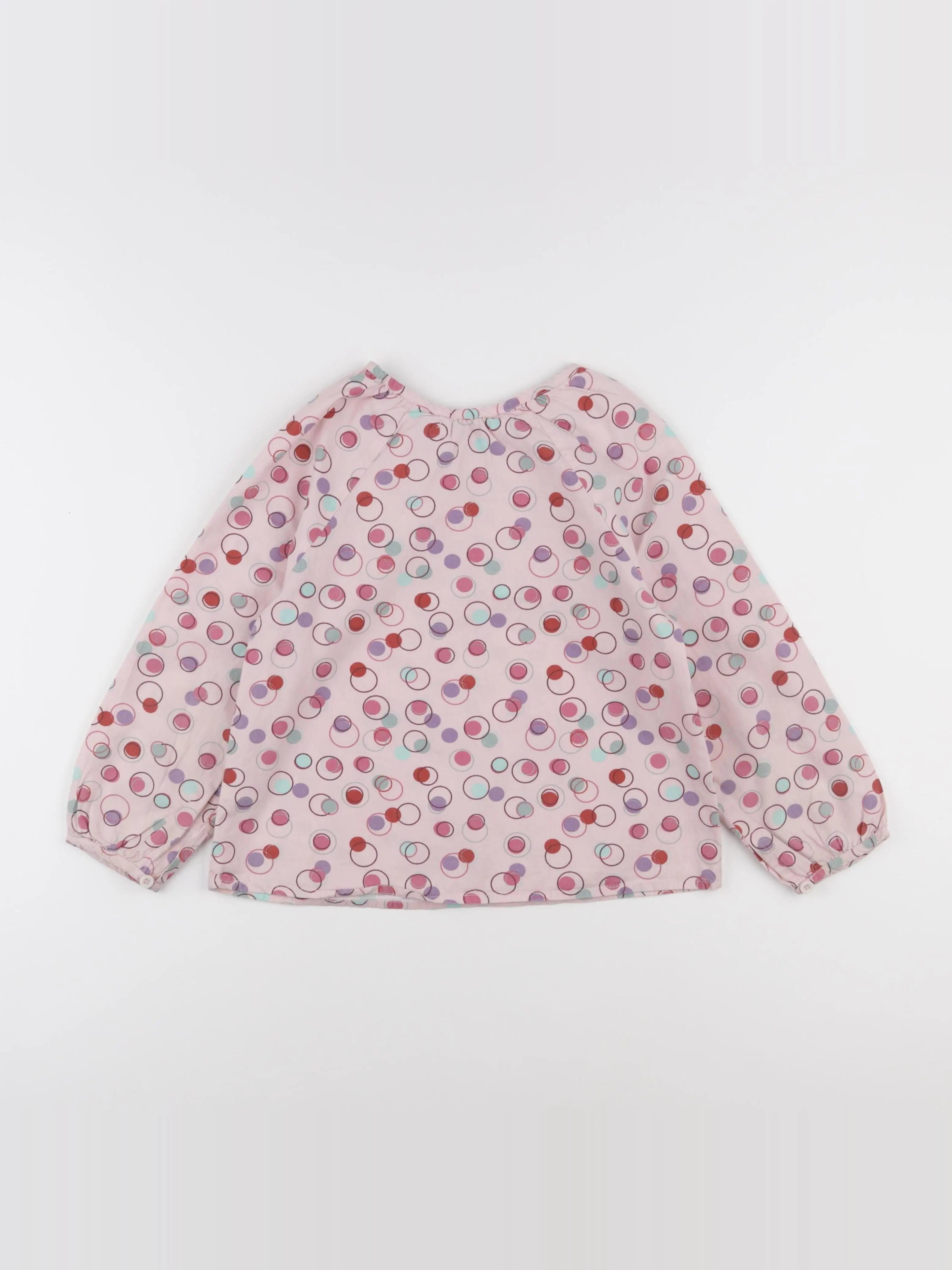 Okaidi - blouse rose - 8 ans