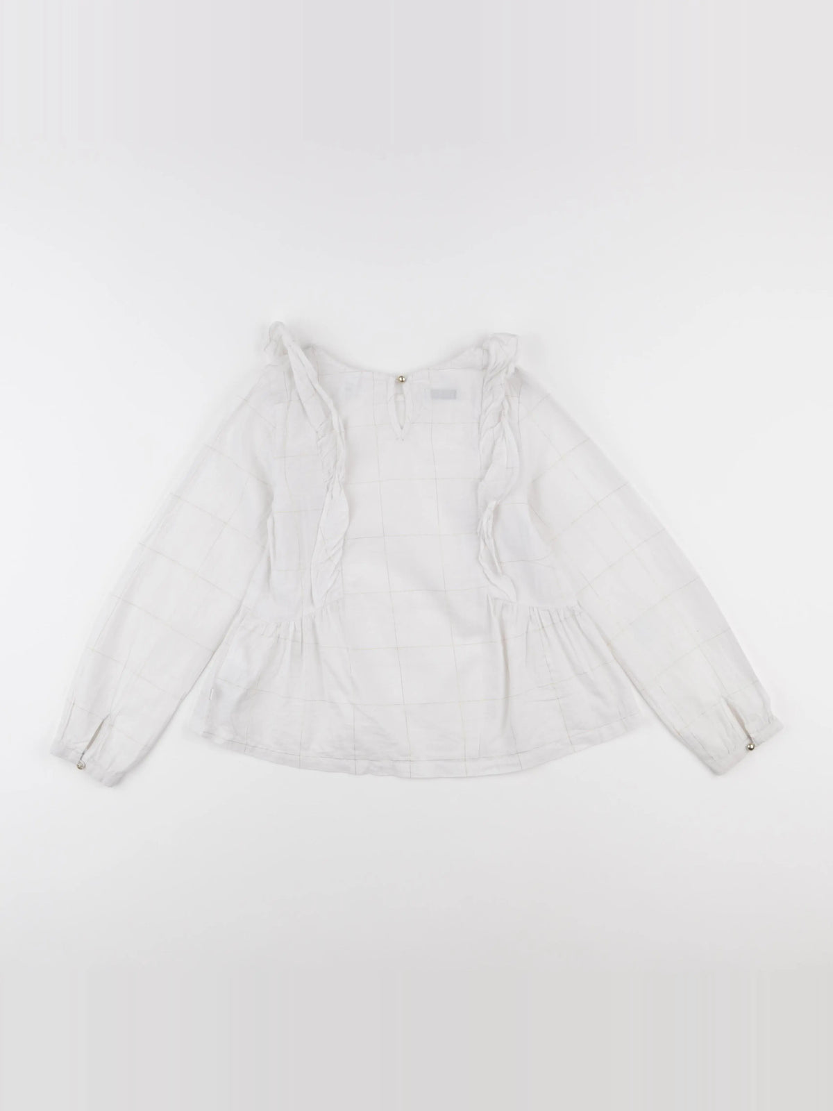 Okaidi - blouse blanc - 8 ans