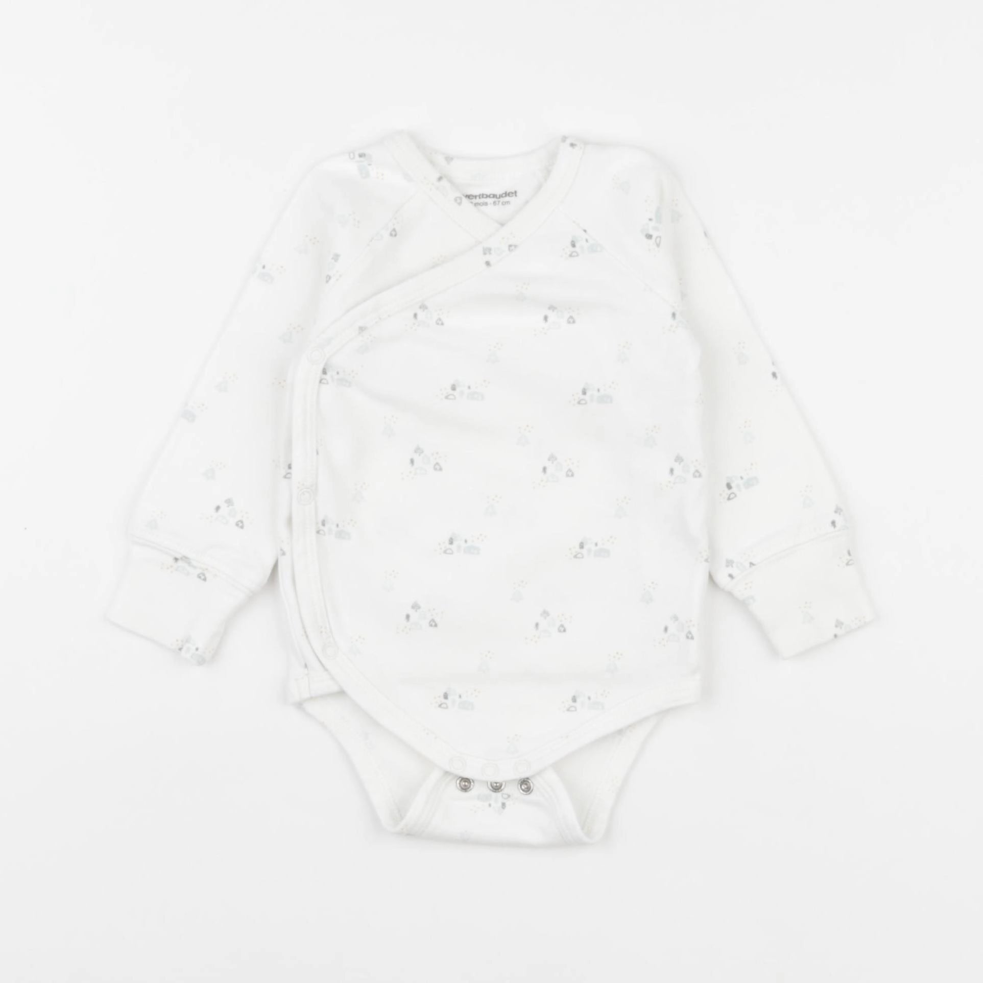 Vertbaudet - body blanc - 6 mois