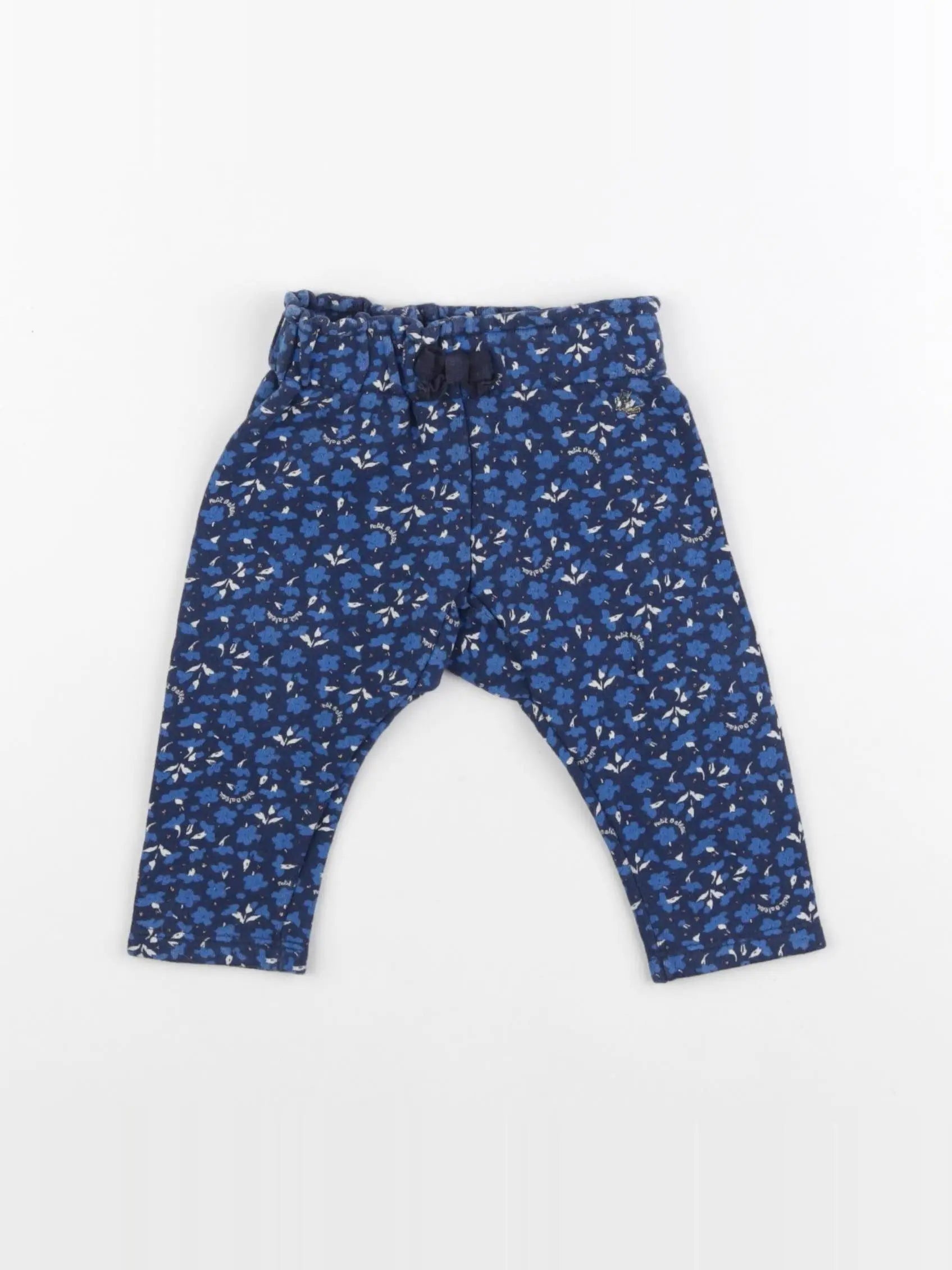 Petit Bateau - jogging bleu - 6 mois