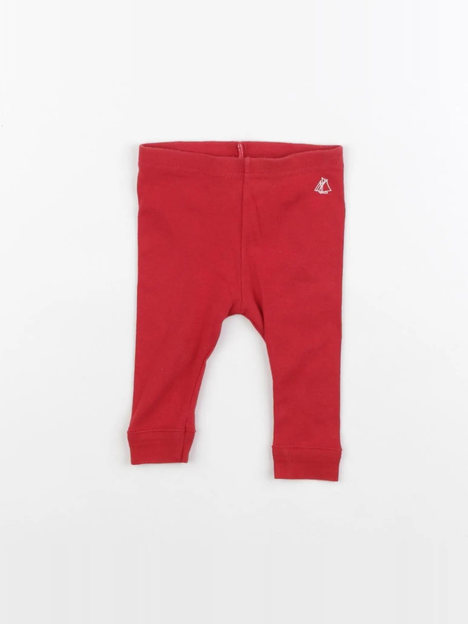 Petit Bateau - legging rouge - 3 mois