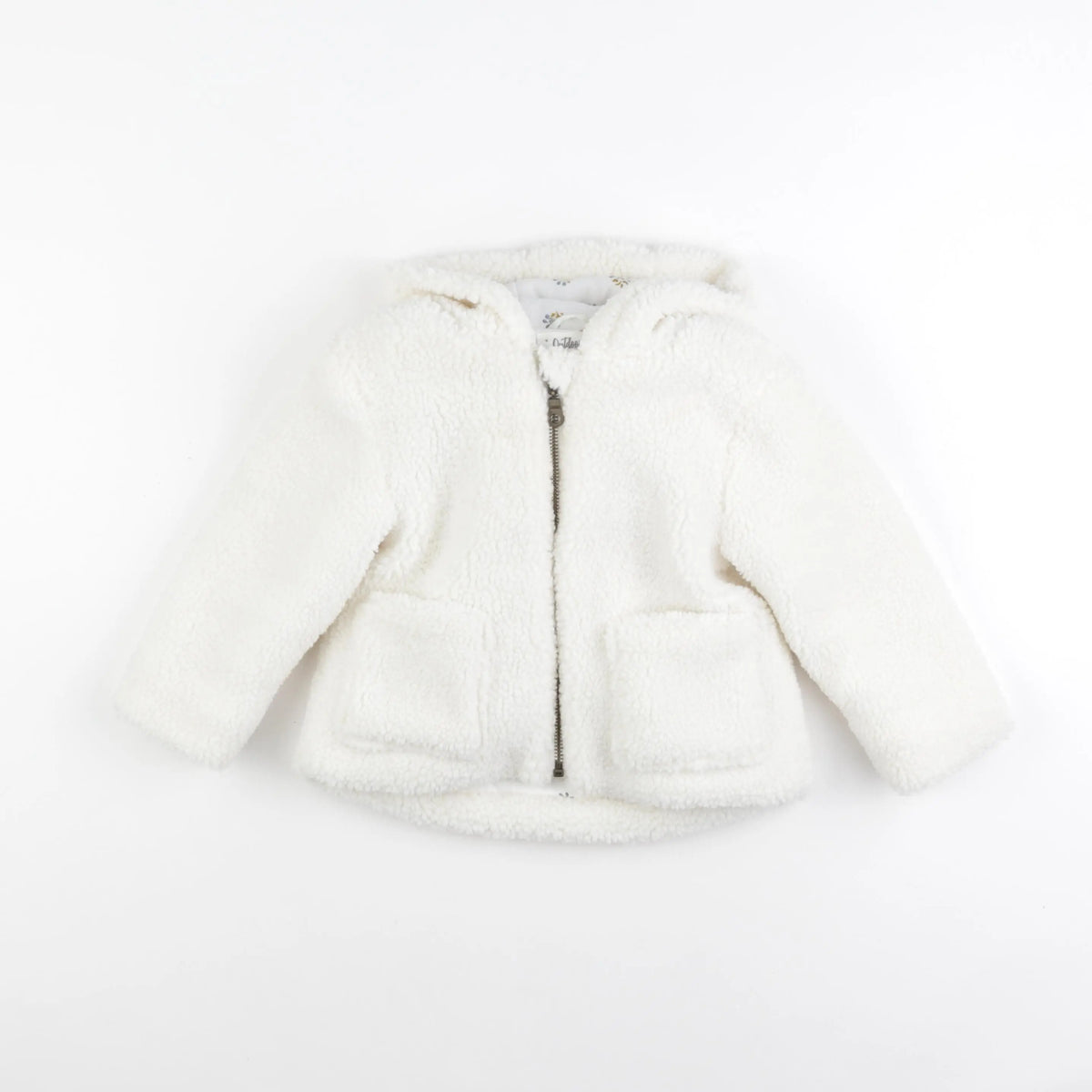 Vertbaudet - veste doublé beige - 2 ans