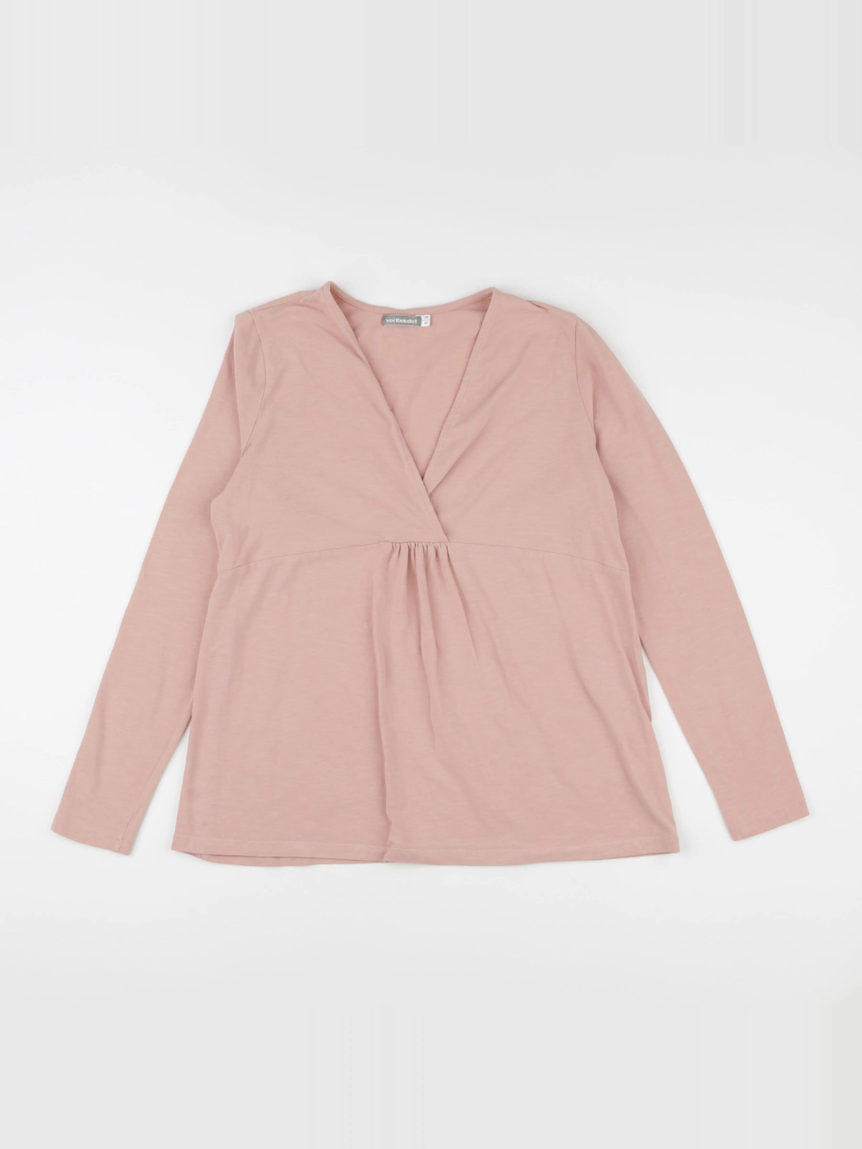 Vertbaudet - tee-shirt grossesse rose - 38 à 40