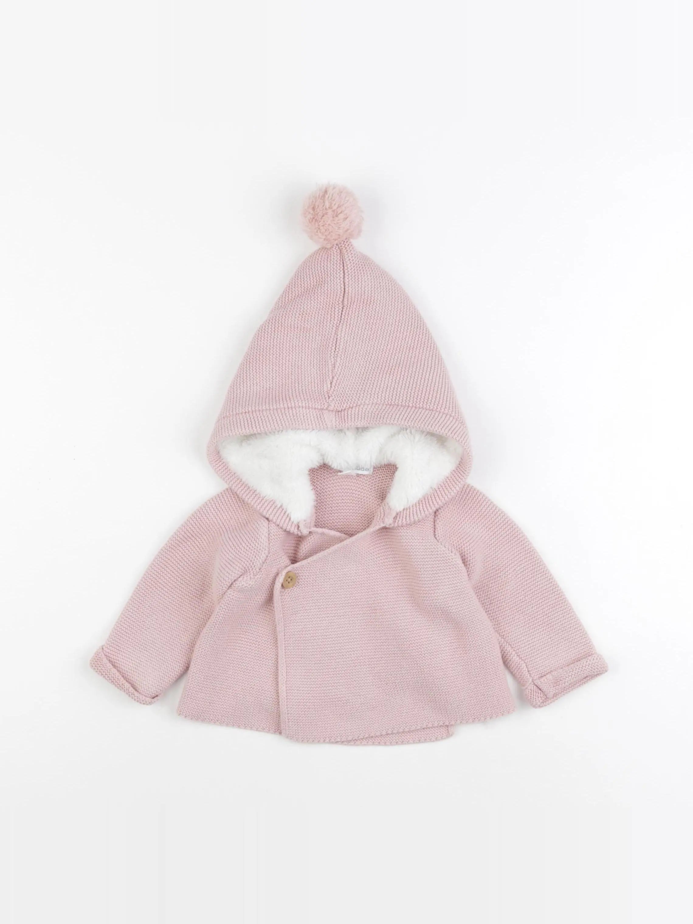 Vertbaudet - veste rose - 6 mois
