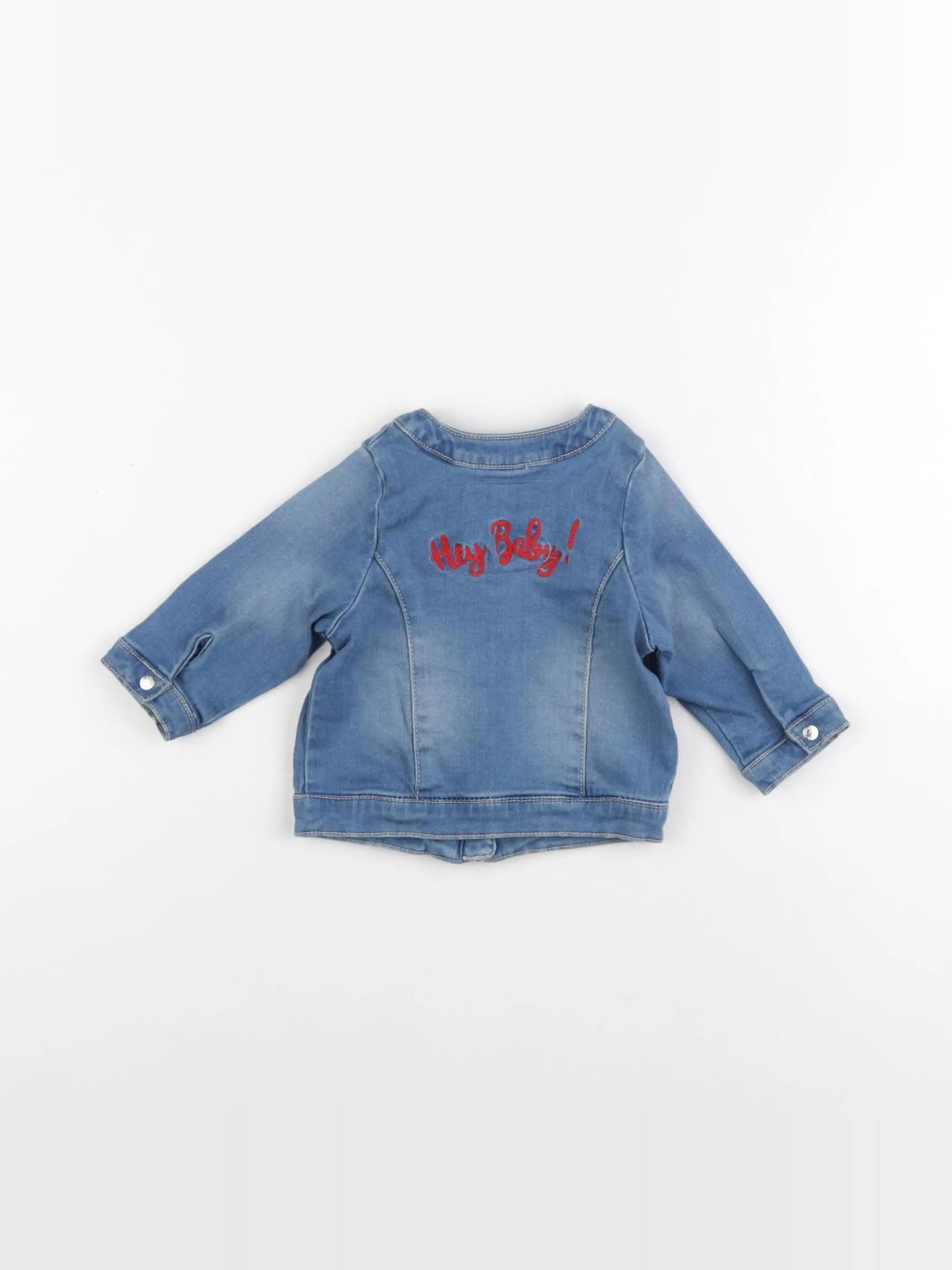 Tape à l'oeil - veste imprimé au dos bleu - 3 mois